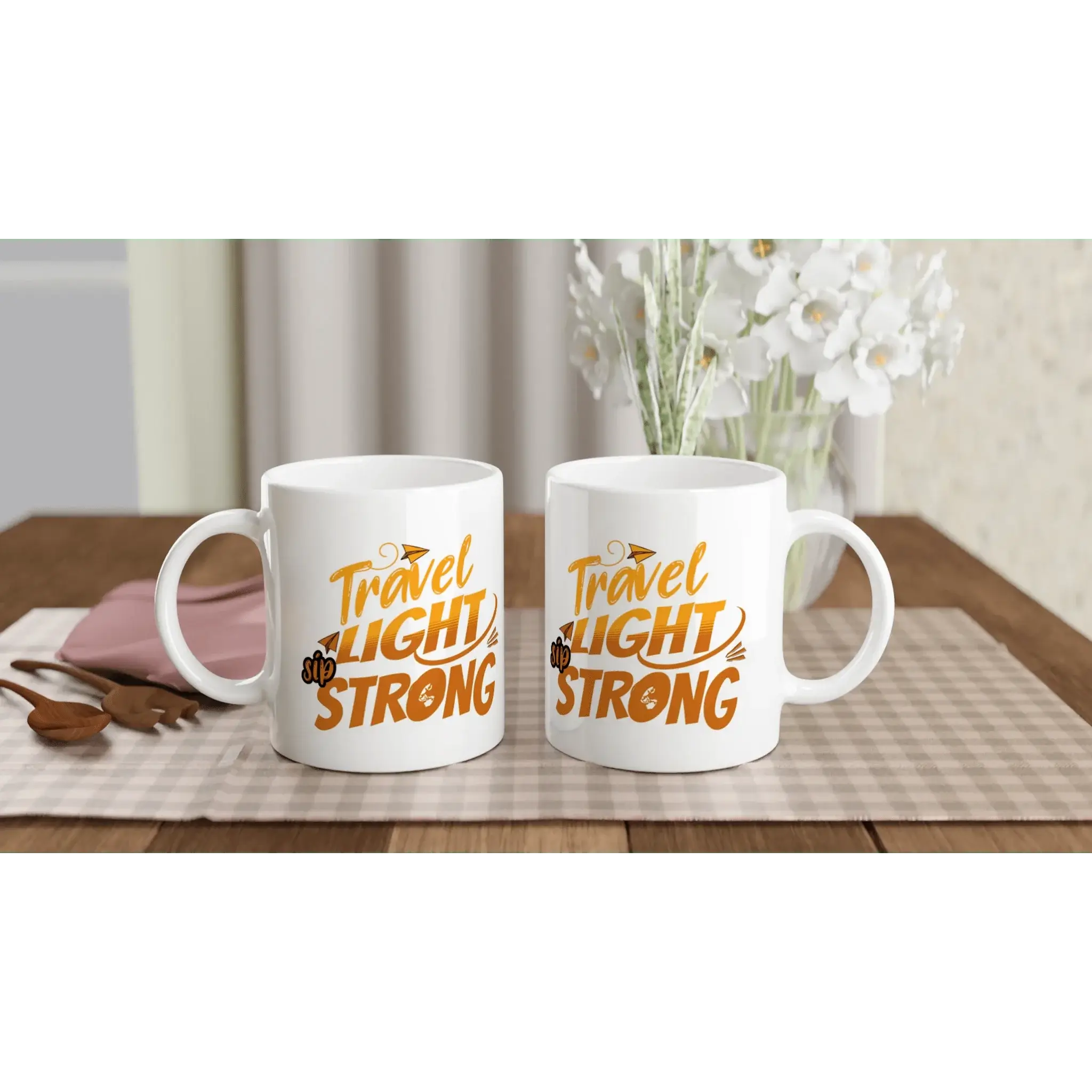 White 11oz Ceramic Mug - Mood In A Mug