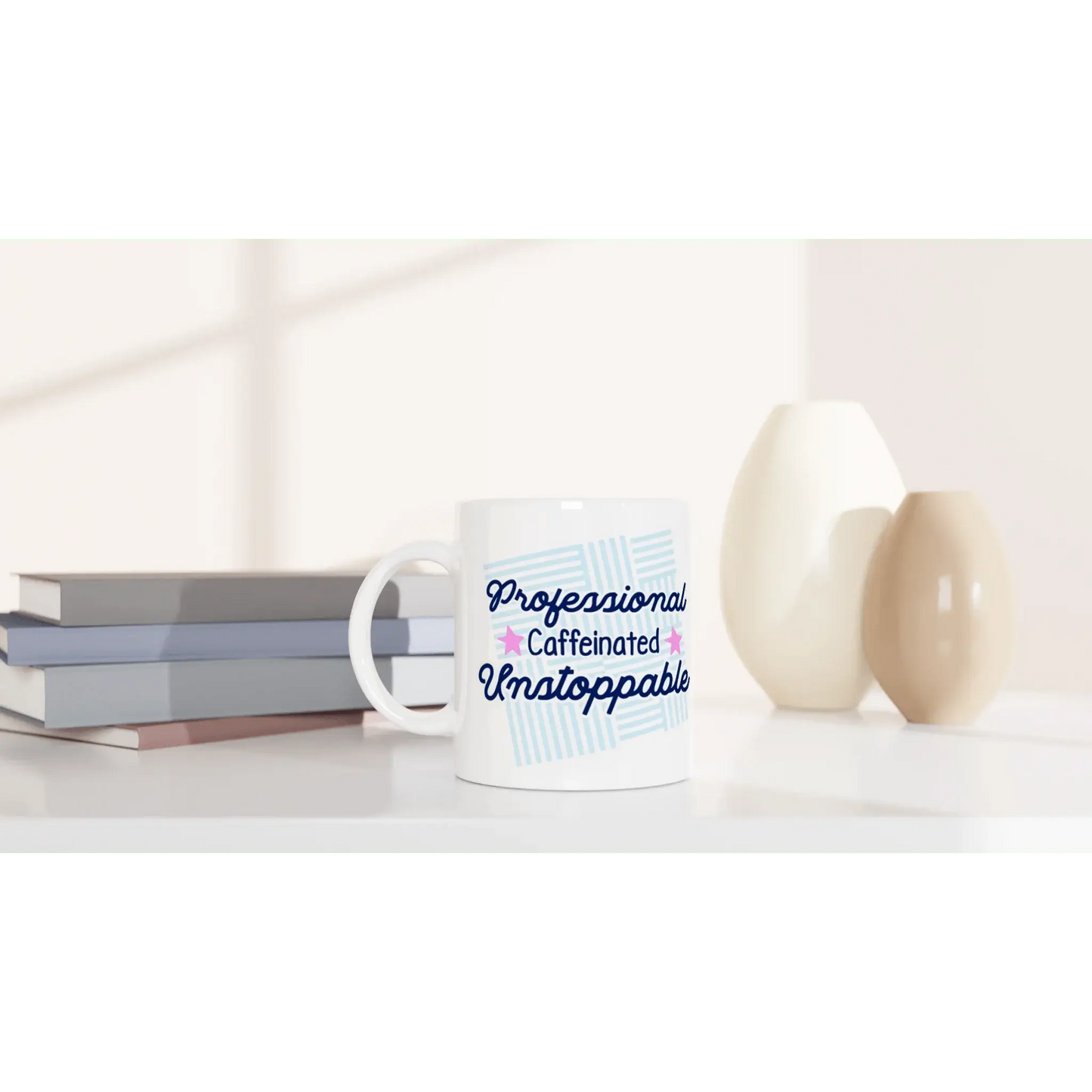 White 11oz Ceramic Mug - Mood In A Mug