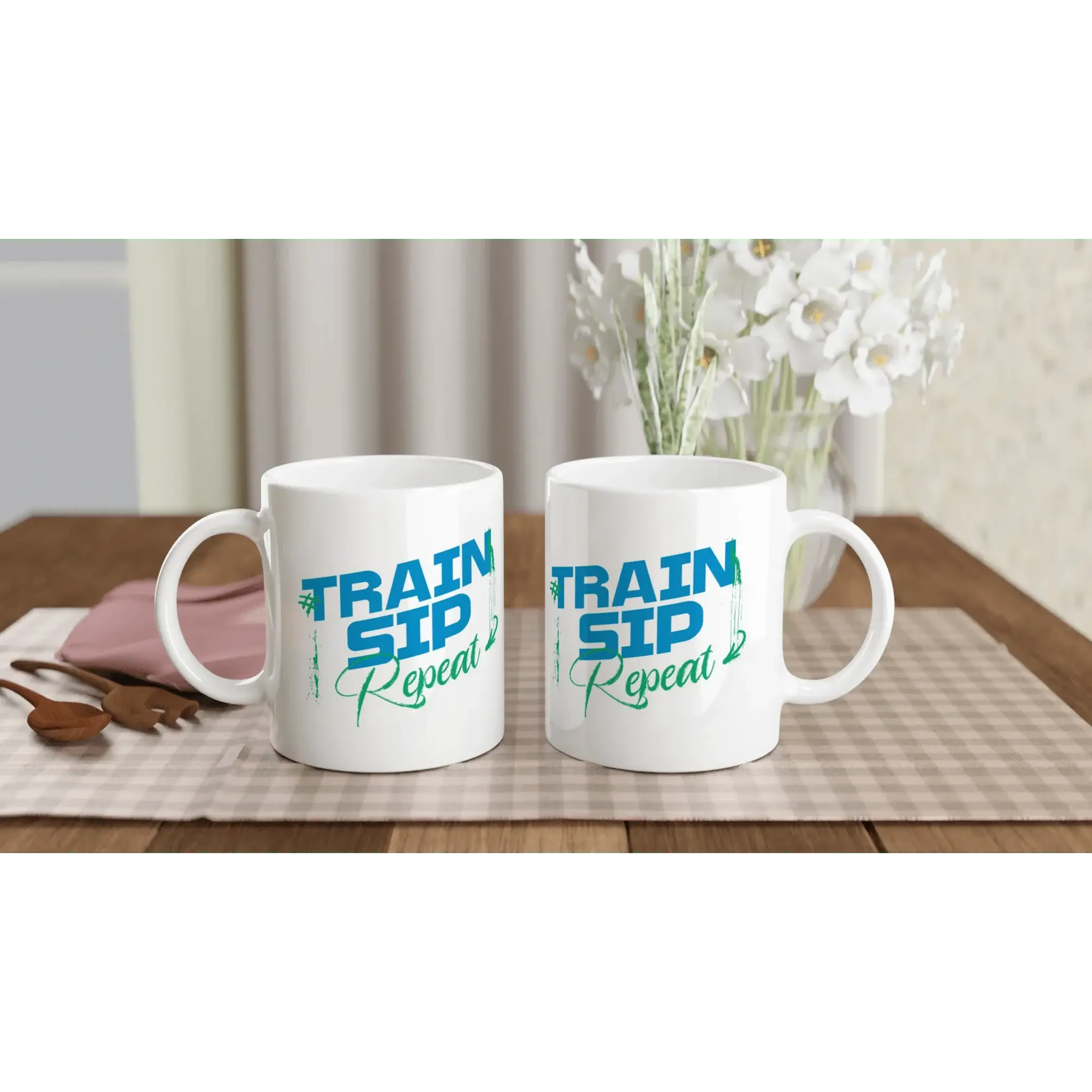 White 11oz Ceramic Mug - Mood In A Mug
