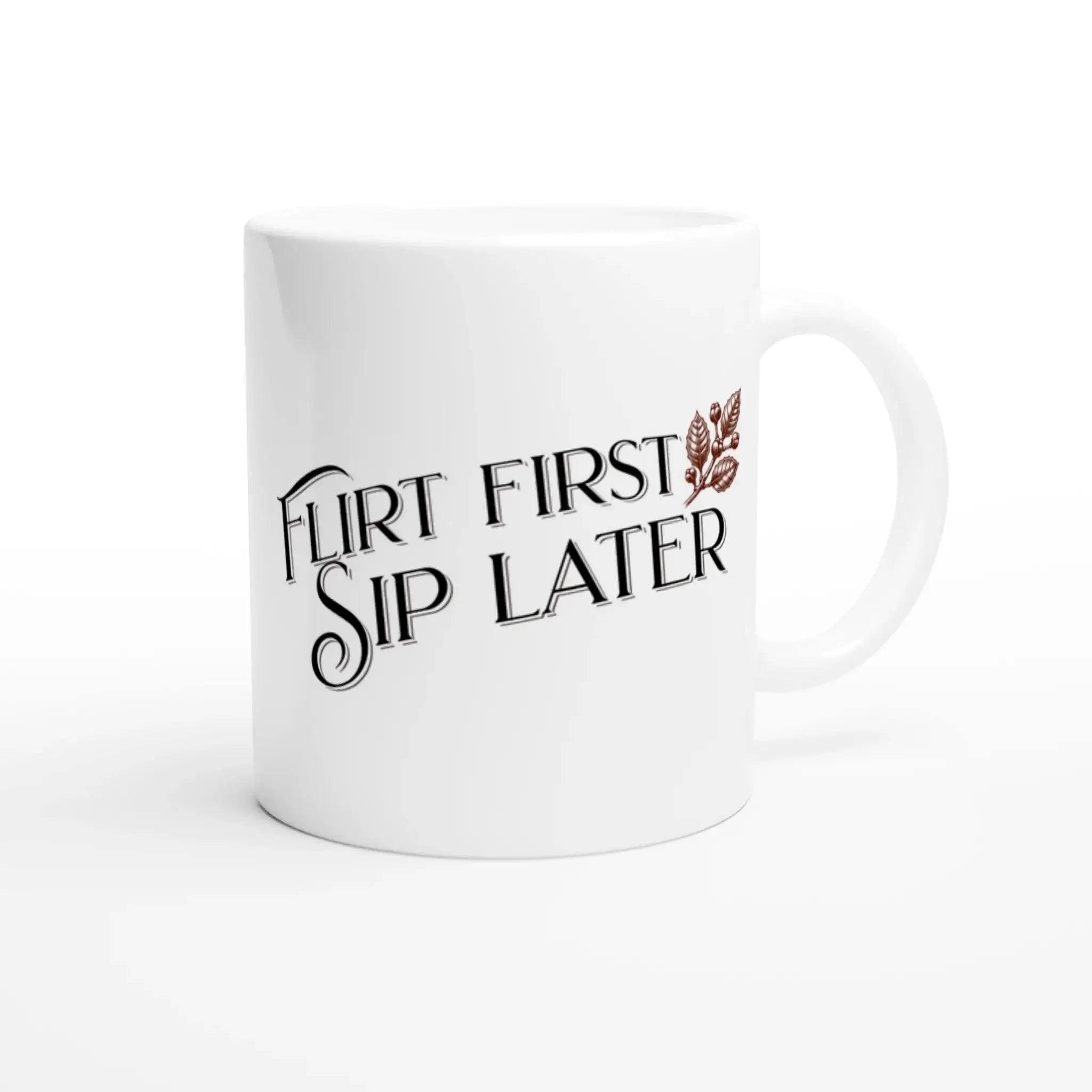 White 11oz Ceramic Mug - Mood In A Mug