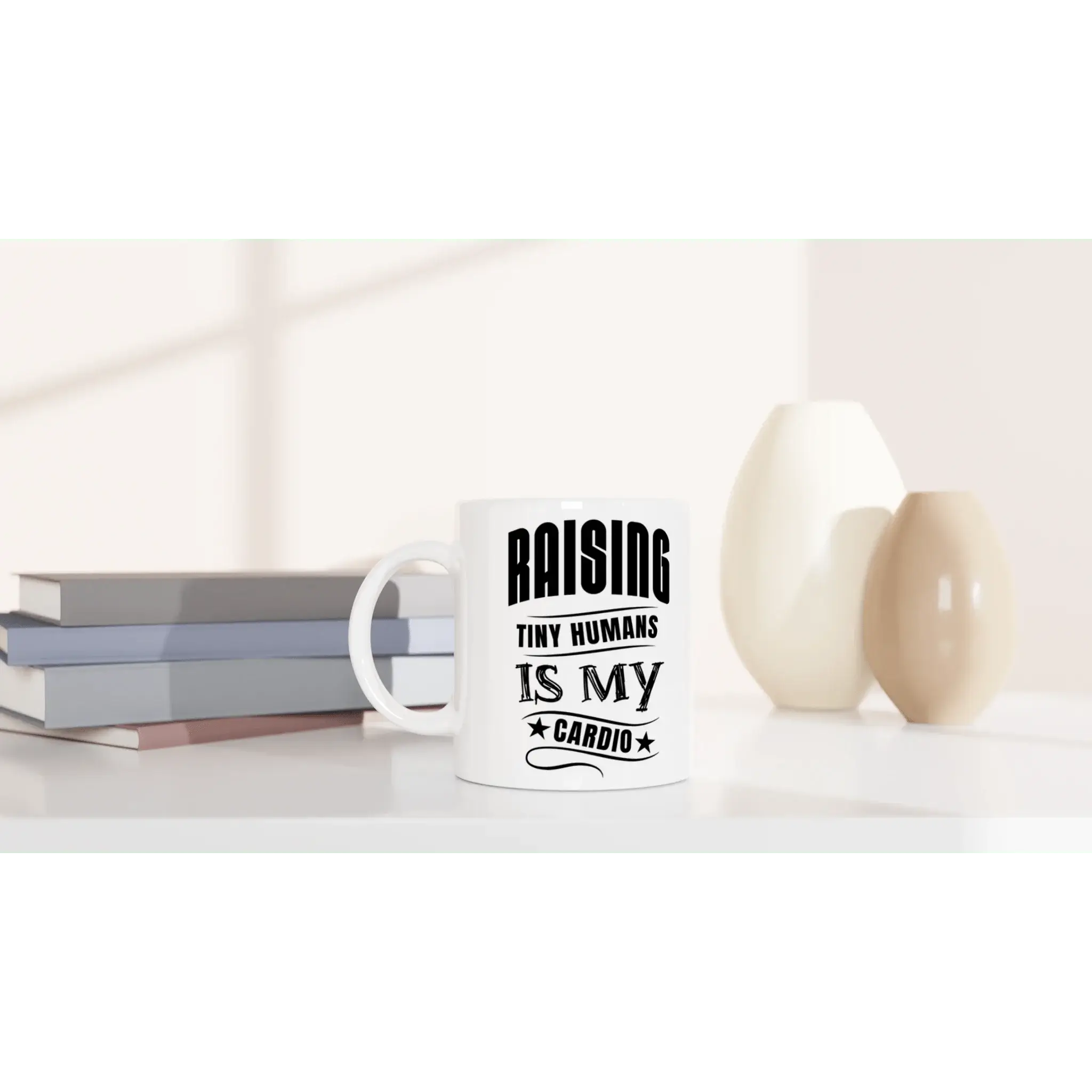 White 11oz Ceramic Mug - Mood In A Mug