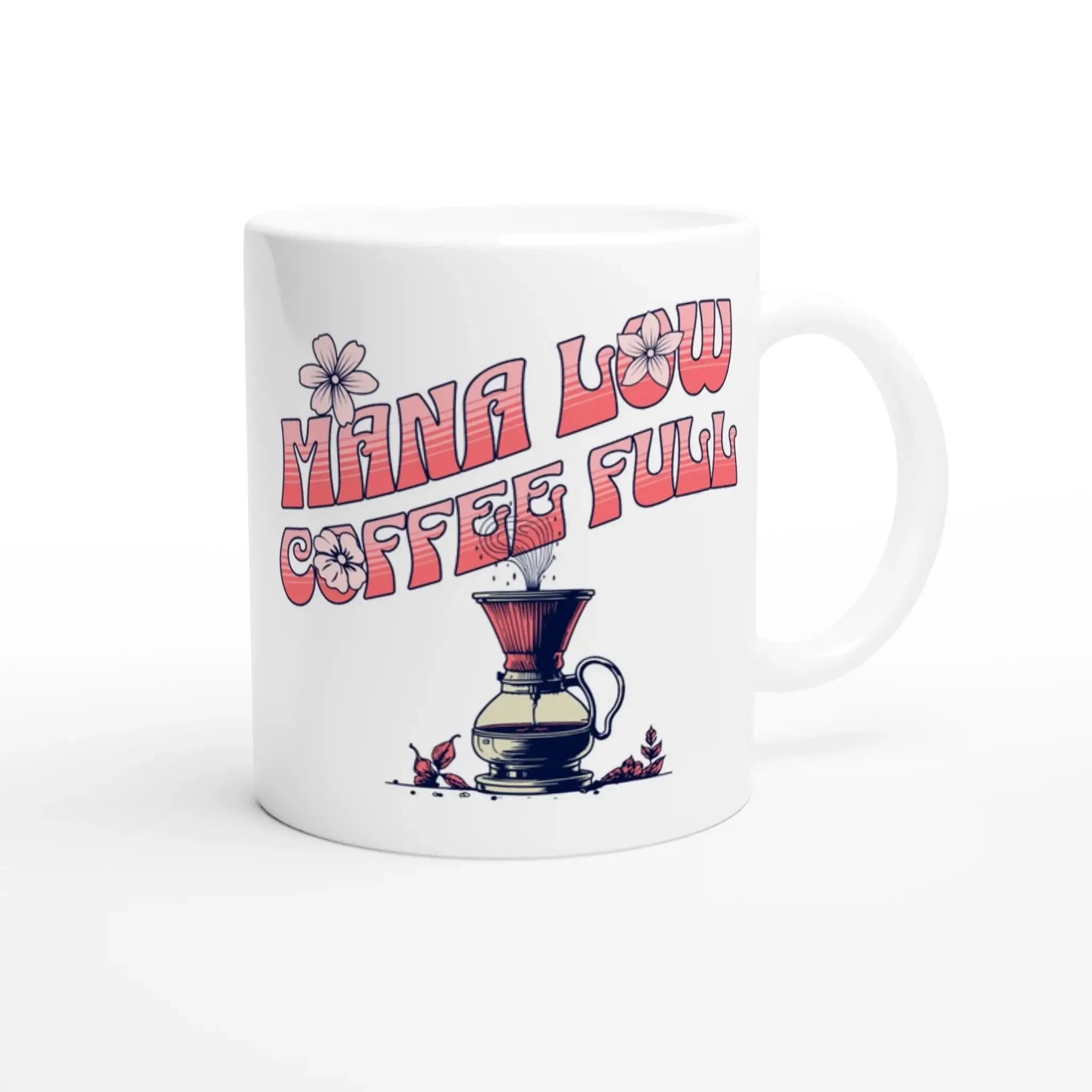 White 11oz Ceramic Mug - Mood In A Mug