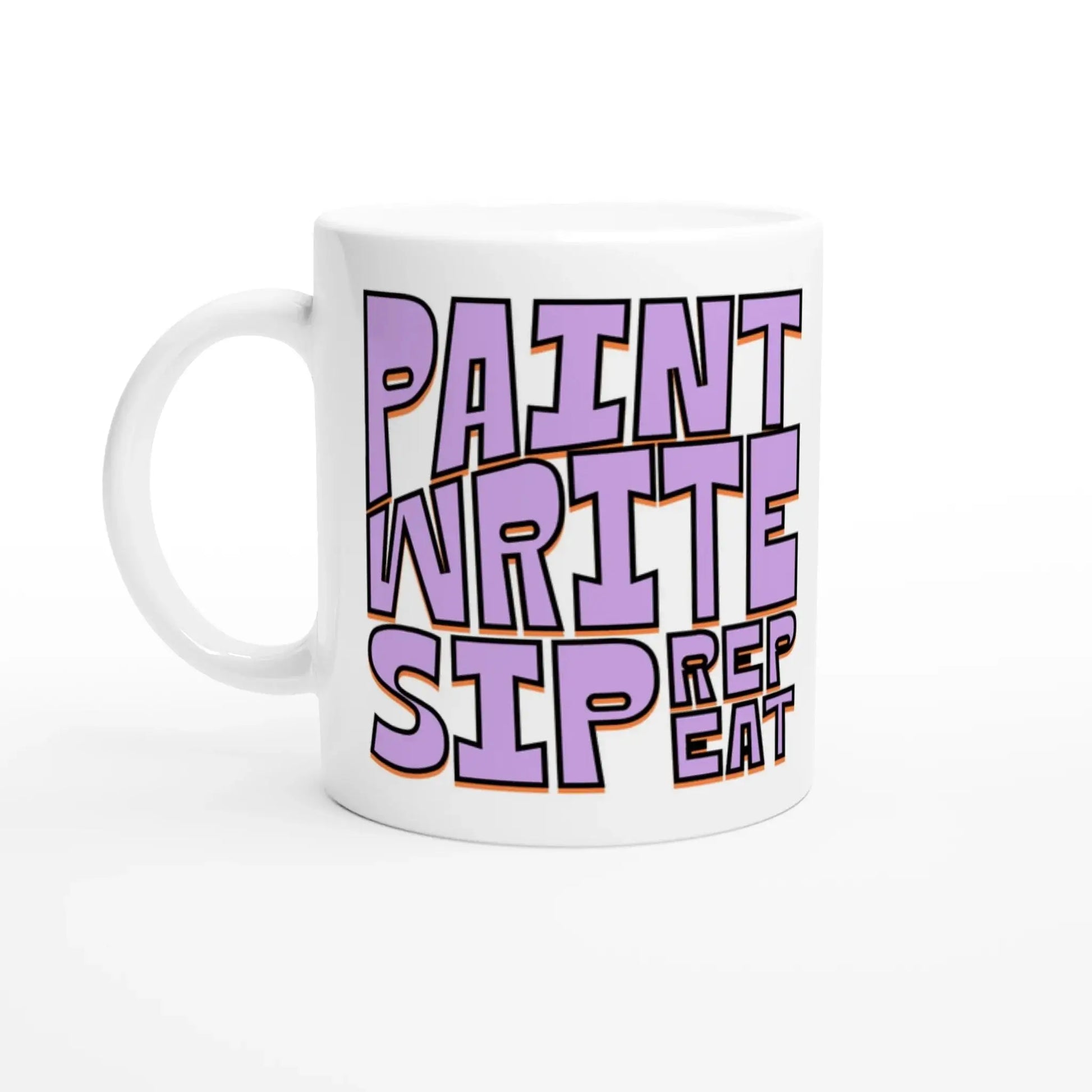 White 11oz Ceramic Mug - Mood In A Mug