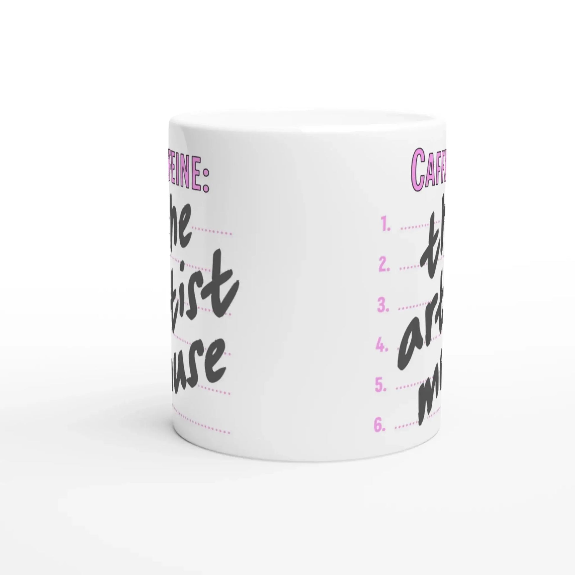 White 11oz Ceramic Mug - Mood In A Mug