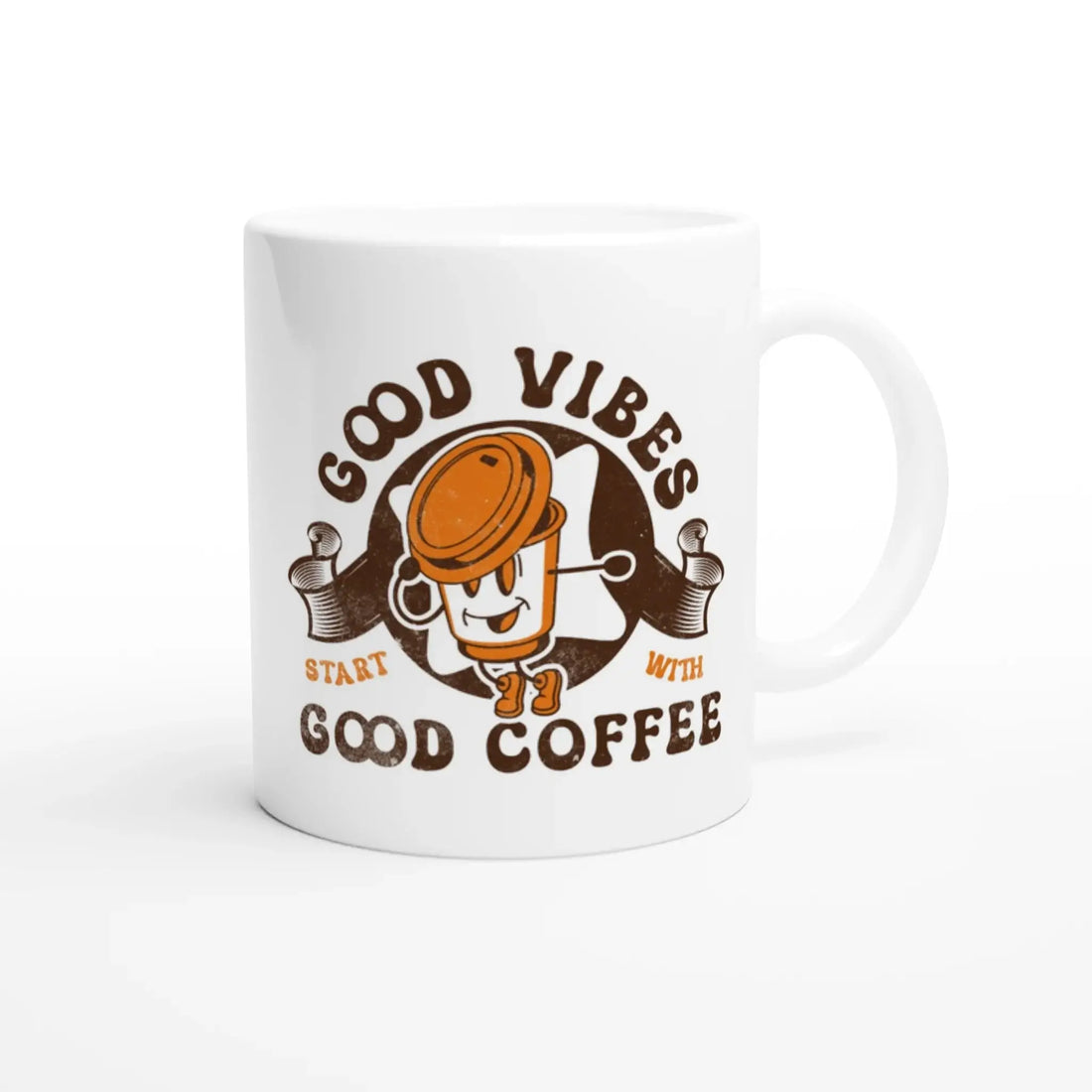 Good Vibes Start with Good Coffee Mug - Mood In A Mug
