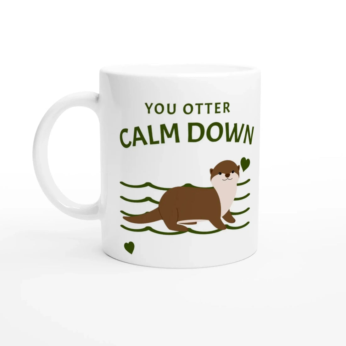 White 11oz Ceramic Mug - Mood In A Mug