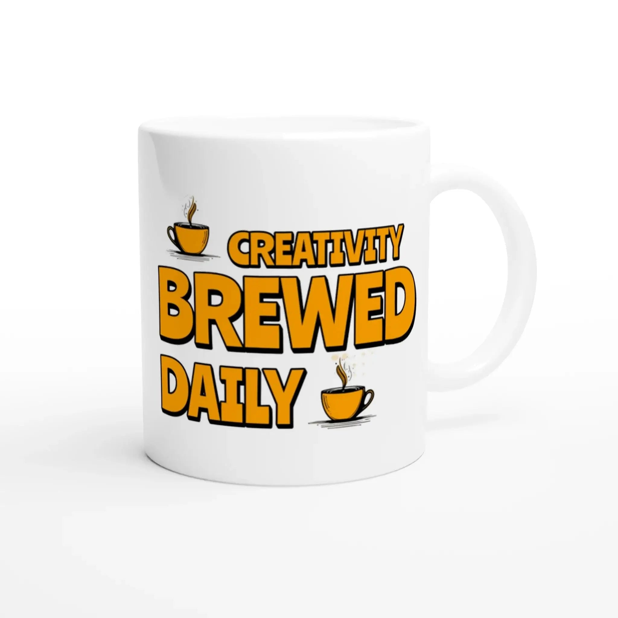 White 11oz Ceramic Mug - Mood In A Mug