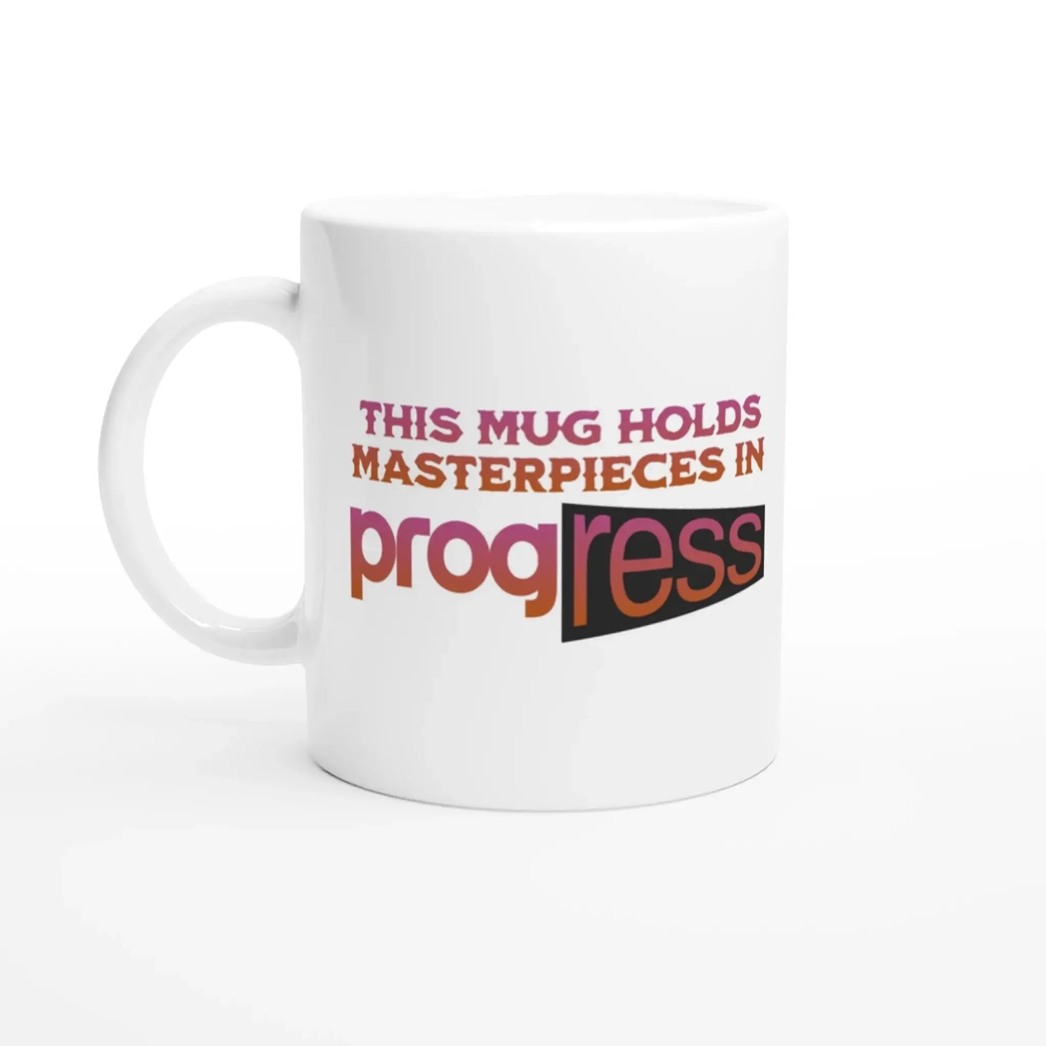 White 11oz Ceramic Mug - Mood In A Mug