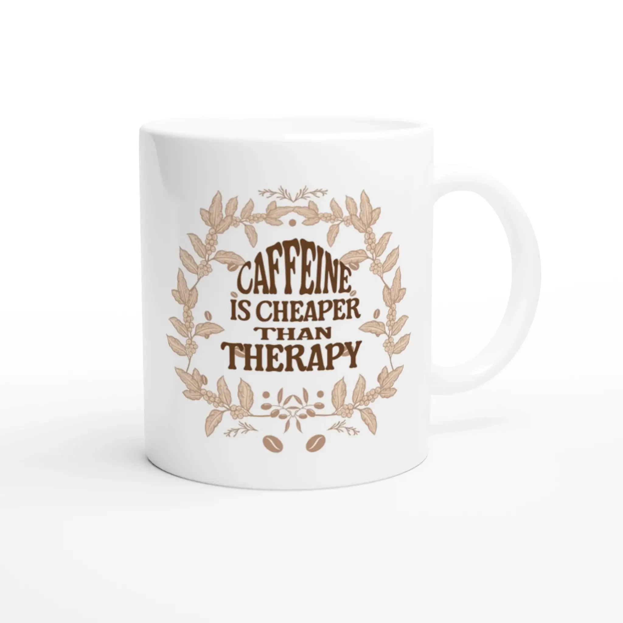 White 11oz Ceramic Mug - Mood In A Mug