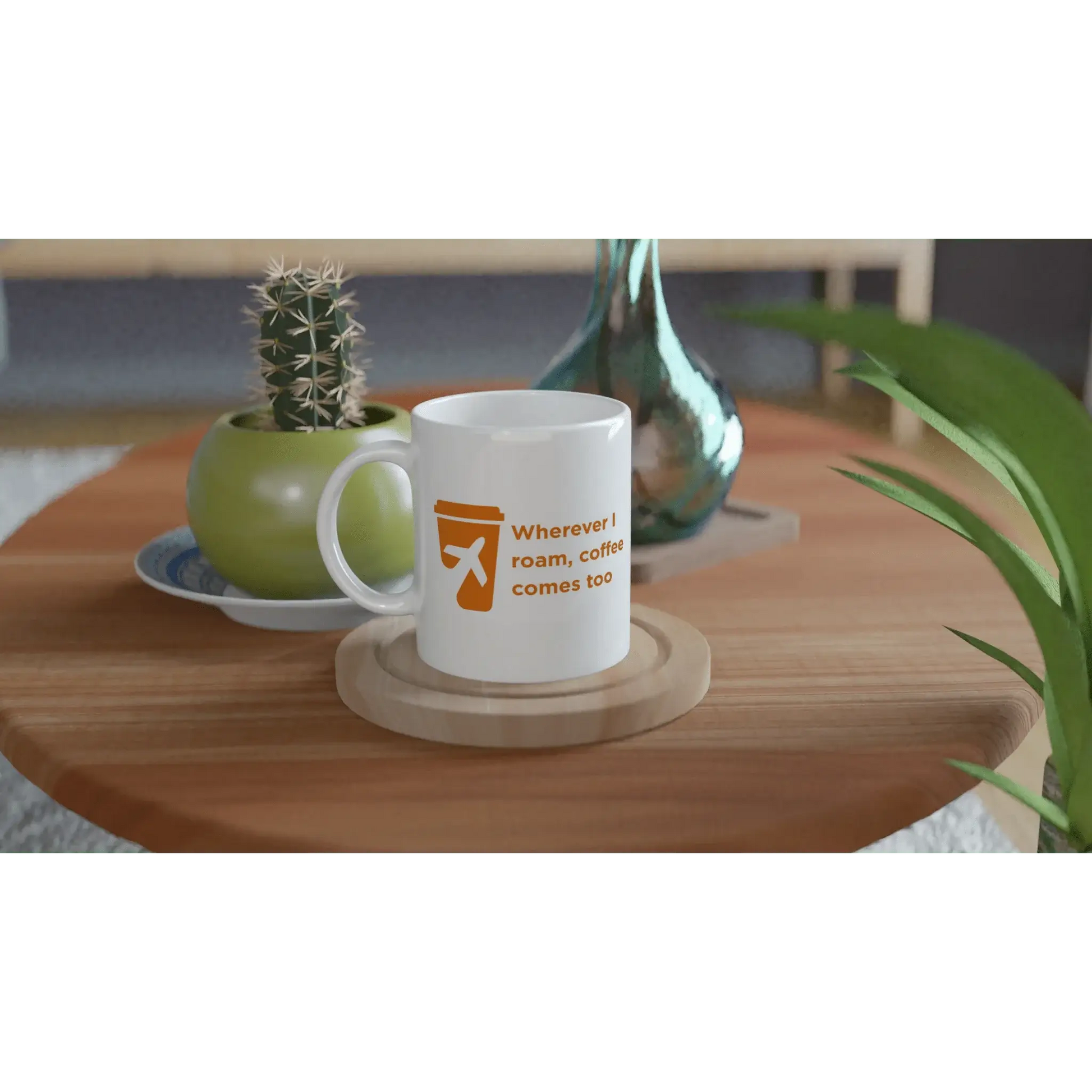 White 11oz Ceramic Mug - Mood In A Mug