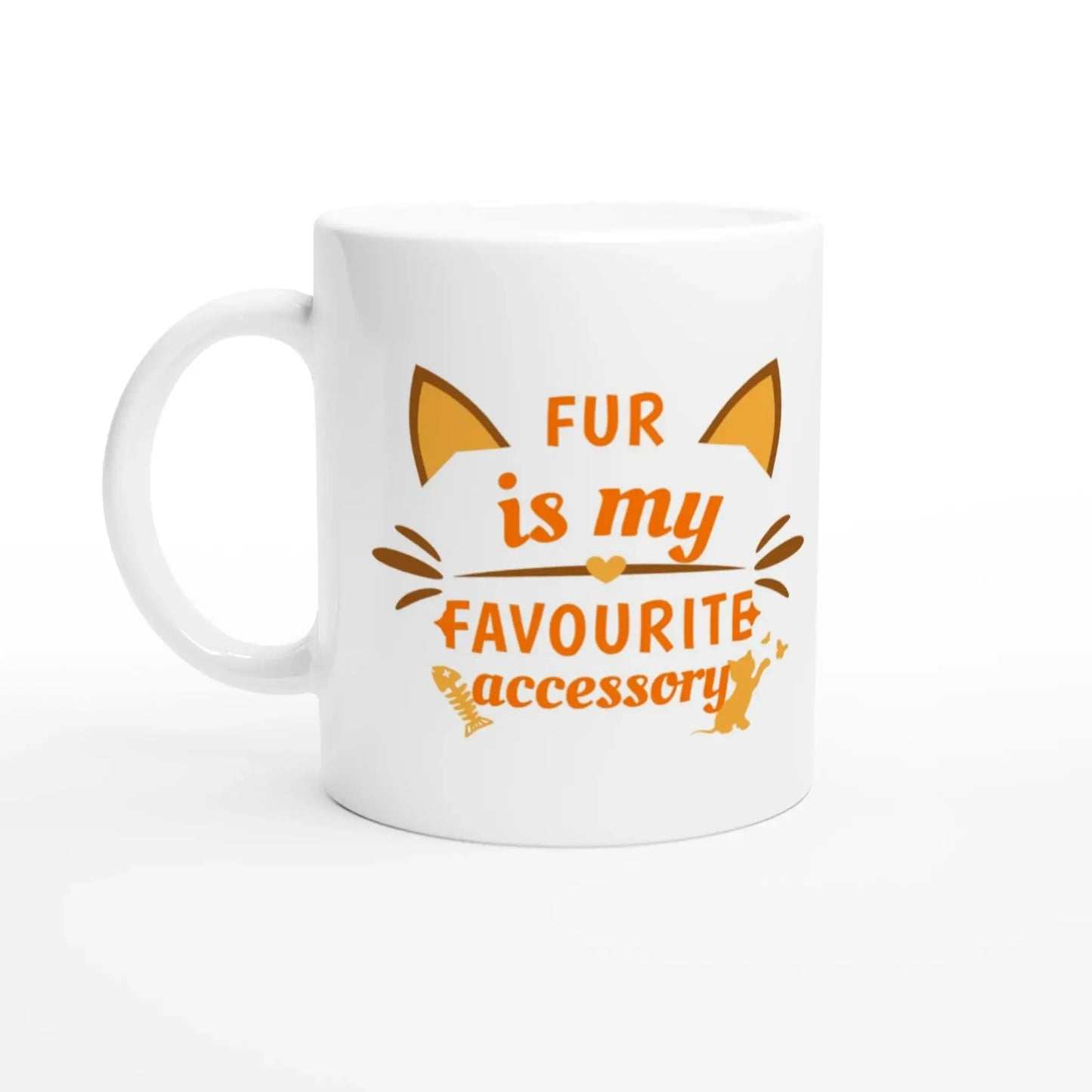 White 11oz Ceramic Mug - Mood In A Mug