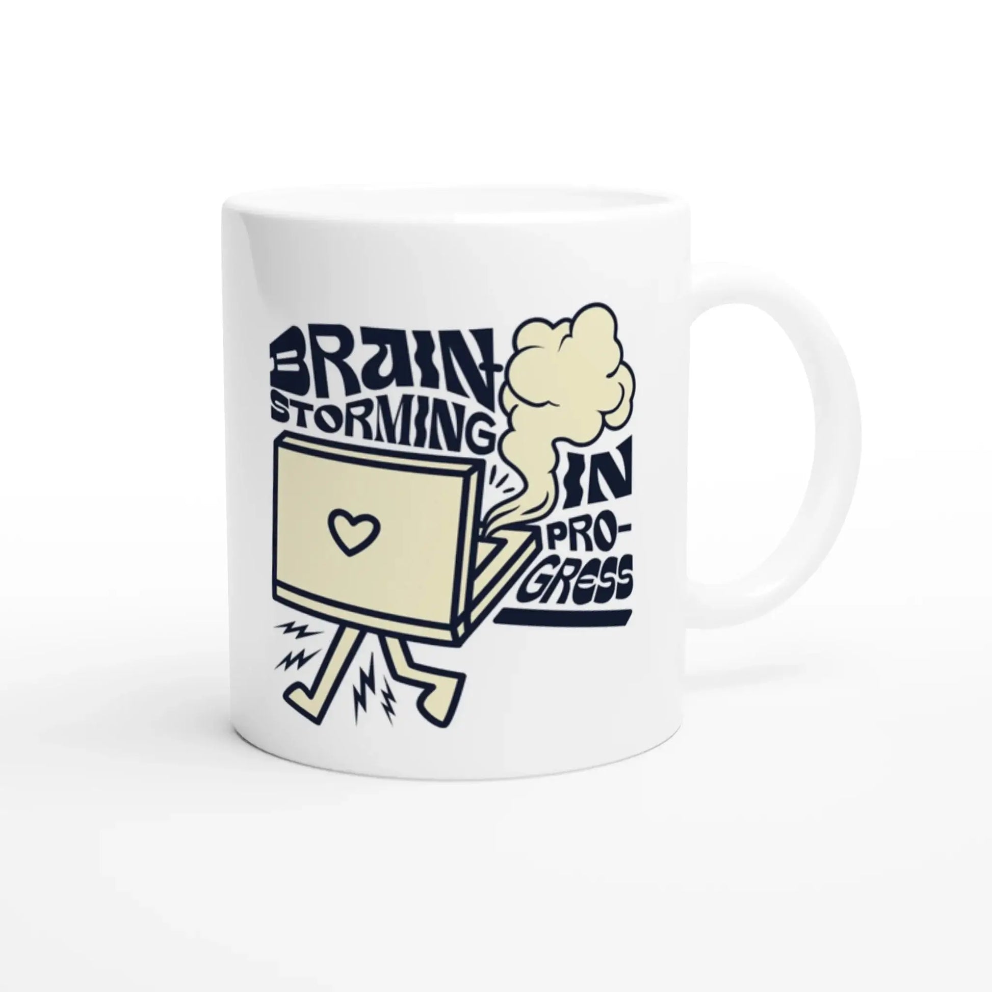White 11oz Ceramic Mug - Mood In A Mug