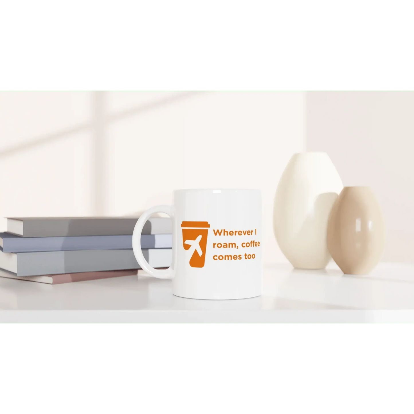 White 11oz Ceramic Mug - Mood In A Mug