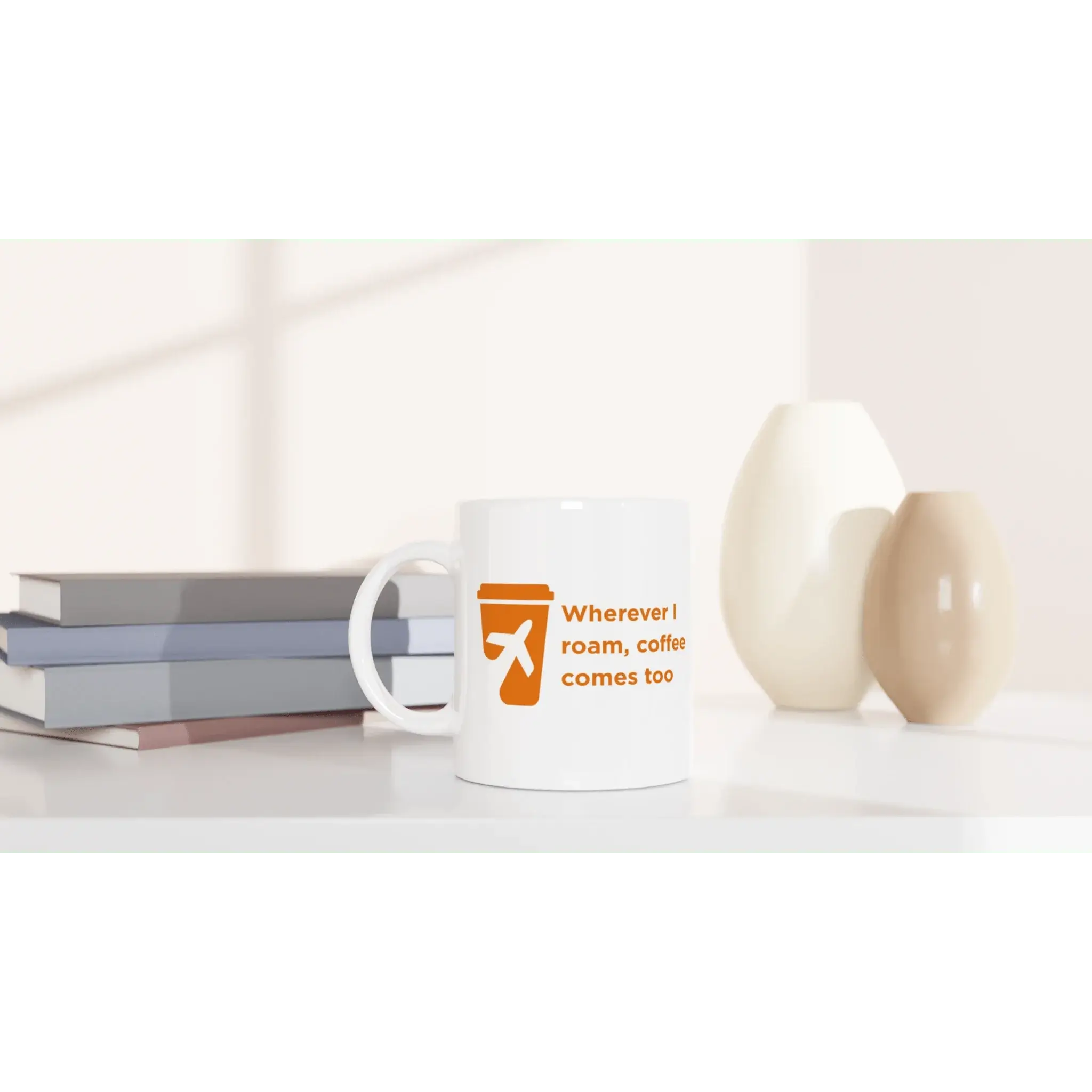 White 11oz Ceramic Mug - Mood In A Mug