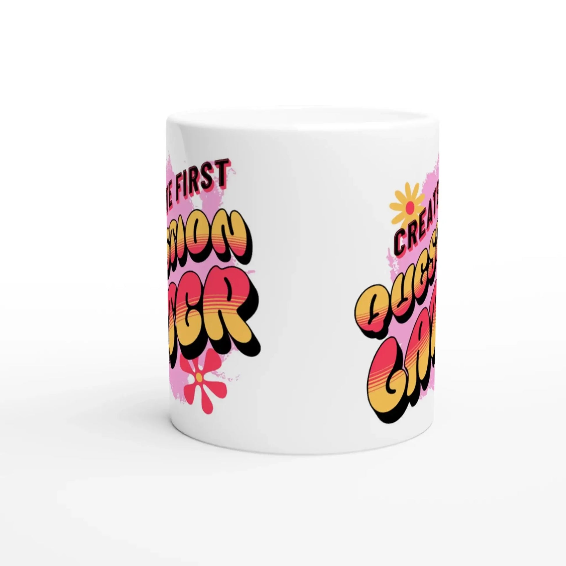 White 11oz Ceramic Mug - Mood In A Mug