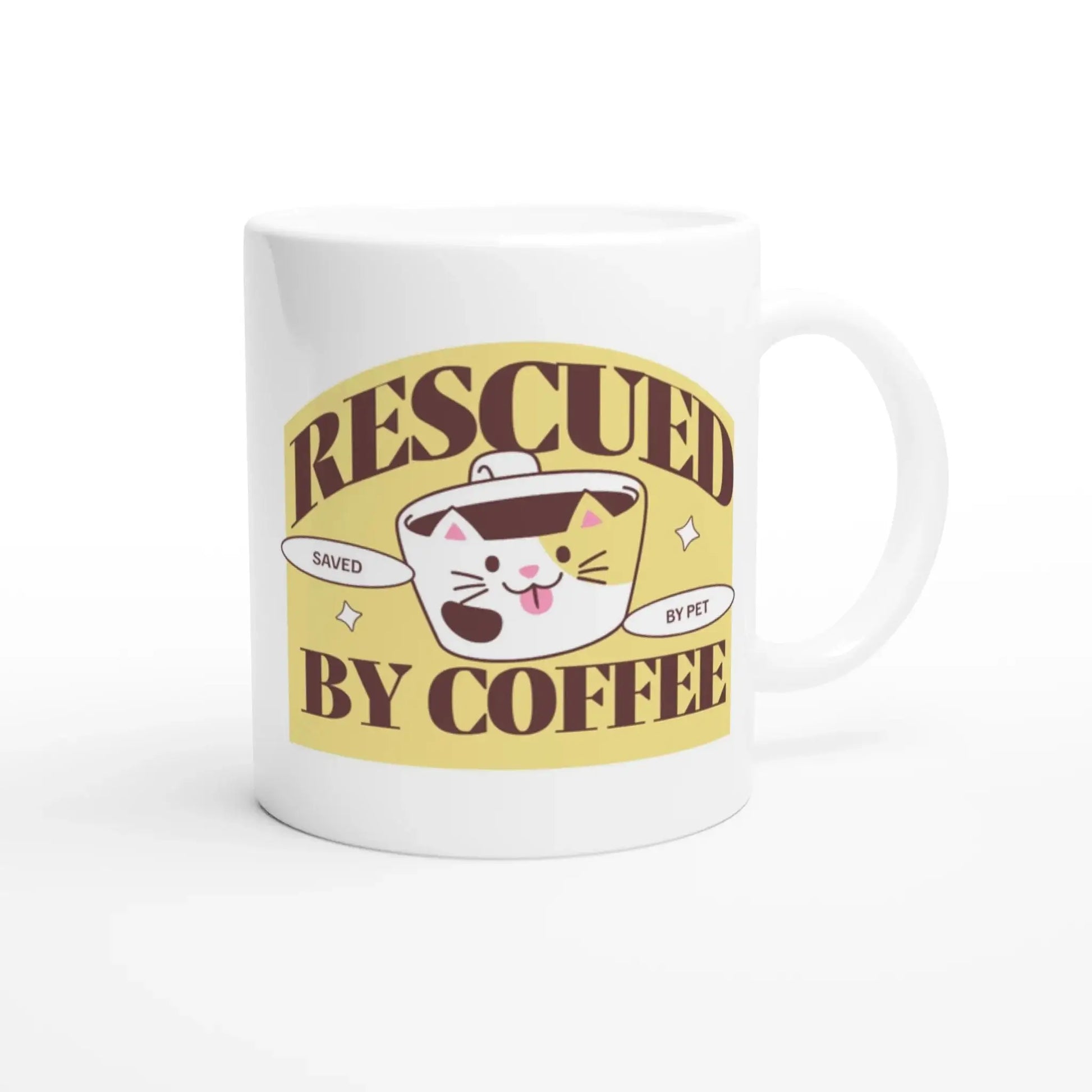 White 11oz Ceramic Mug - Mood In A Mug