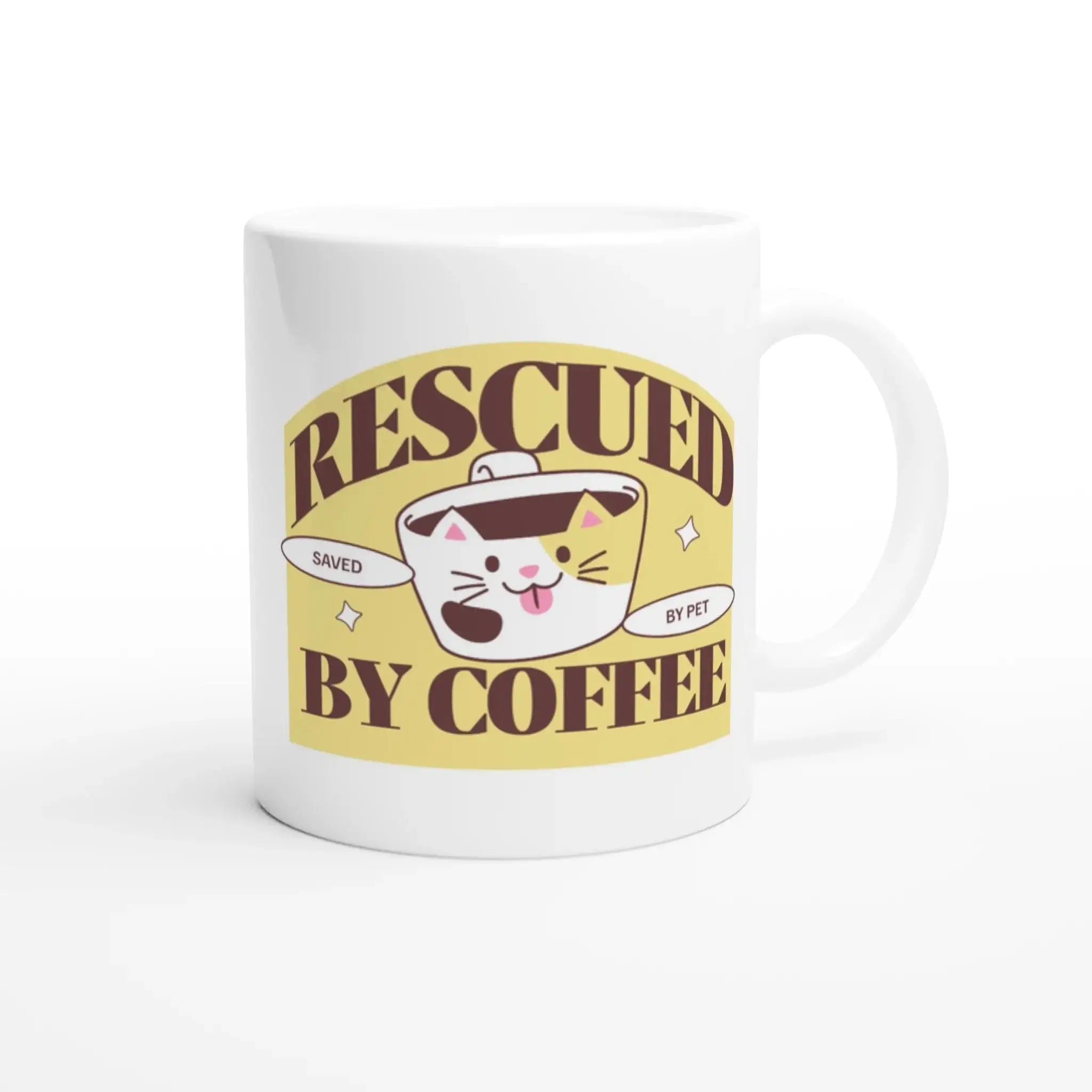 White 11oz Ceramic Mug - Mood In A Mug