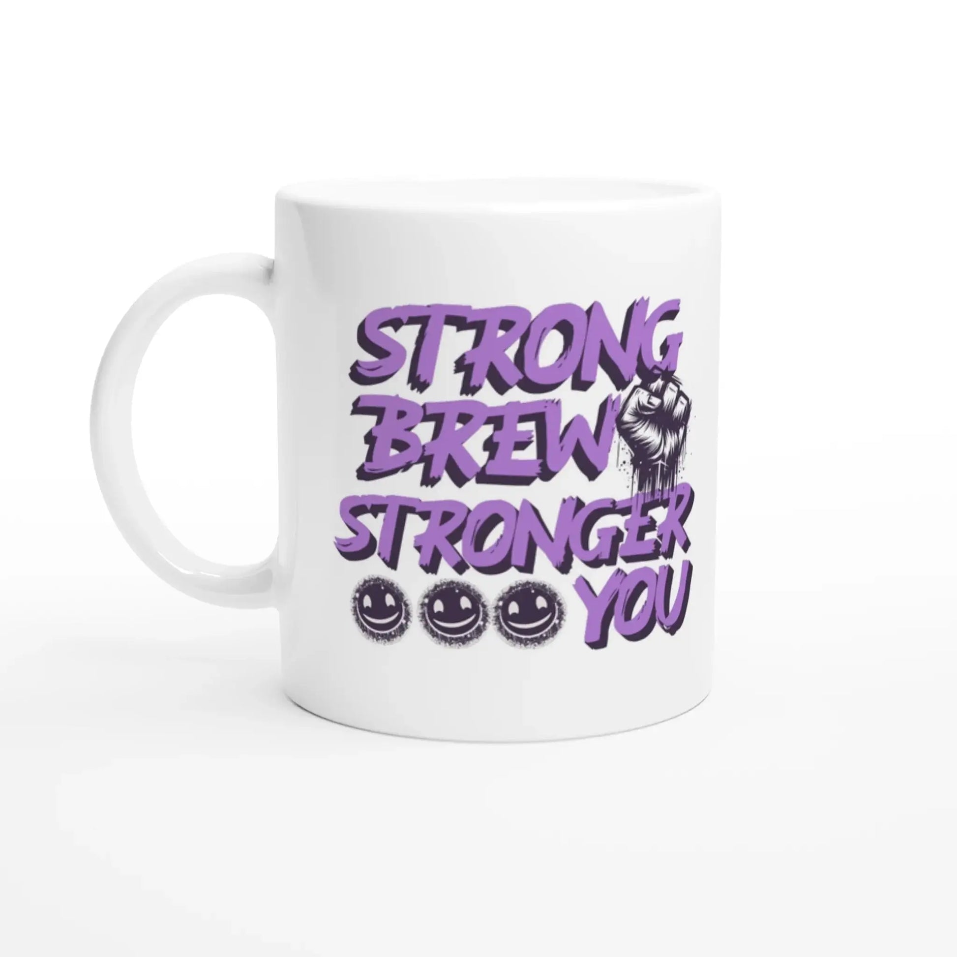 White 11oz Ceramic Mug - Mood In A Mug