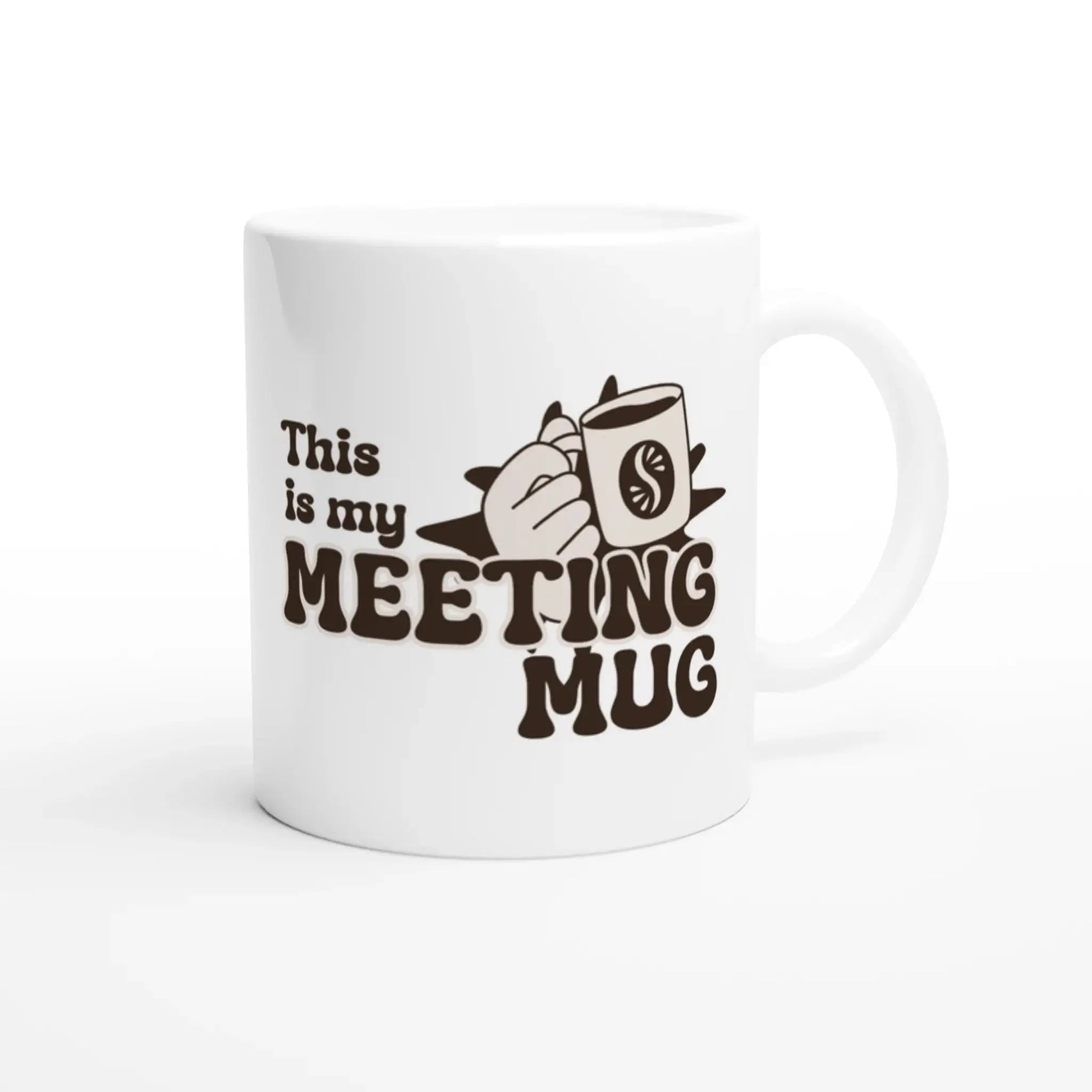 White 11oz Ceramic Mug - Mood In A Mug