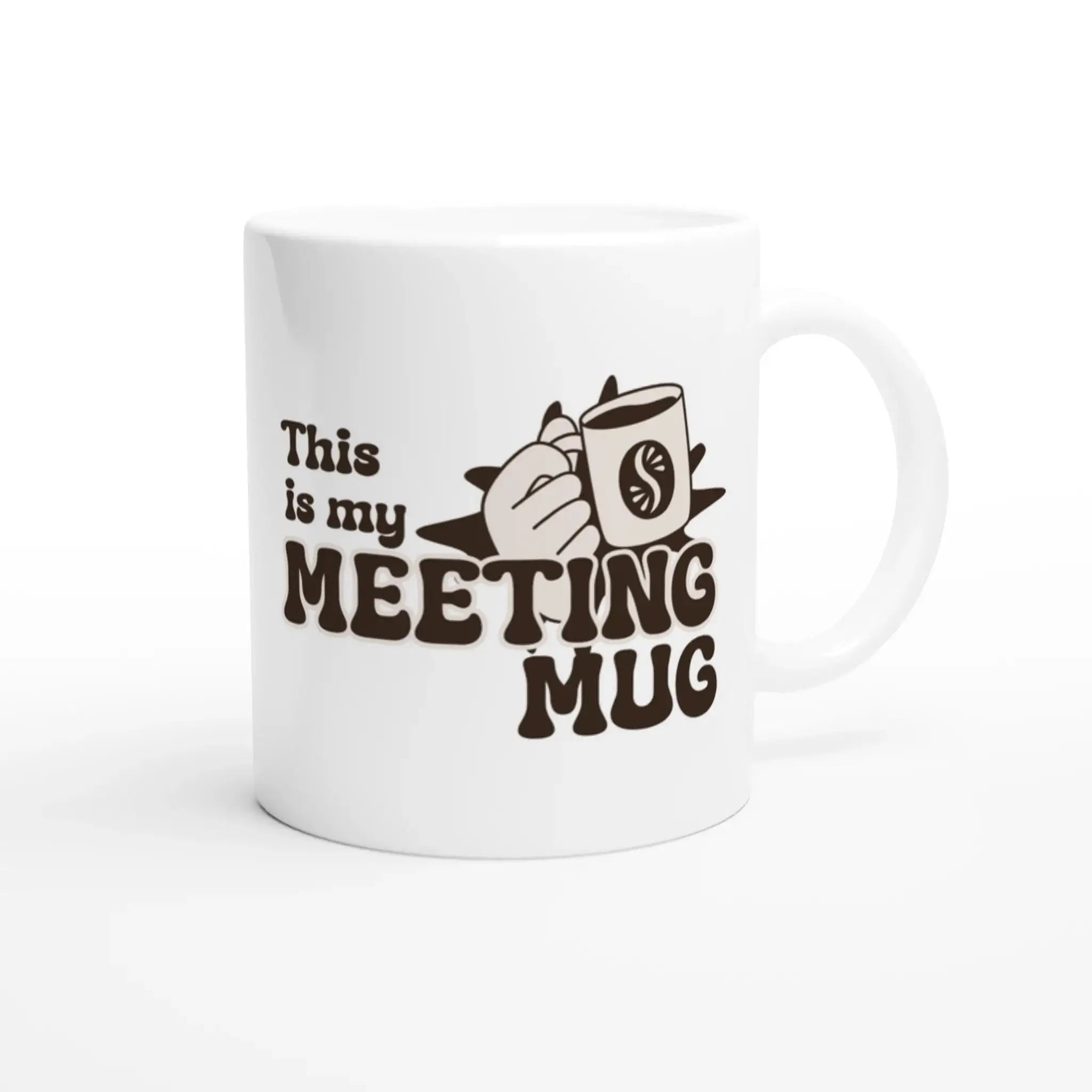 White 11oz Ceramic Mug - Mood In A Mug