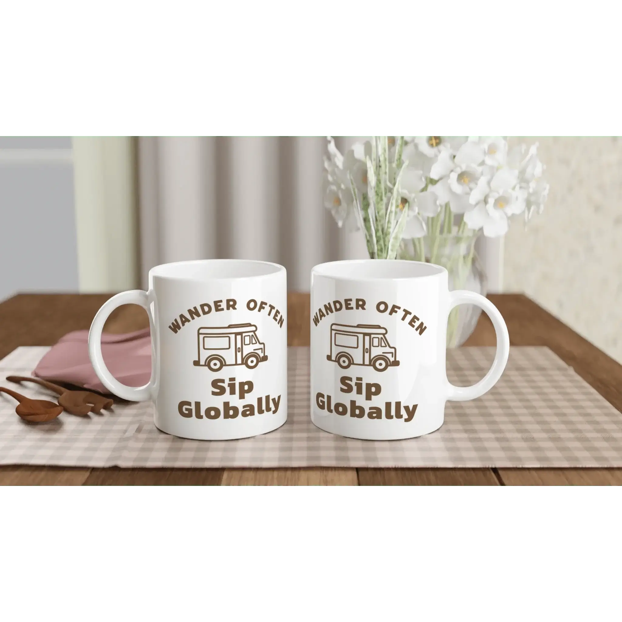 White 11oz Ceramic Mug - Mood In A Mug