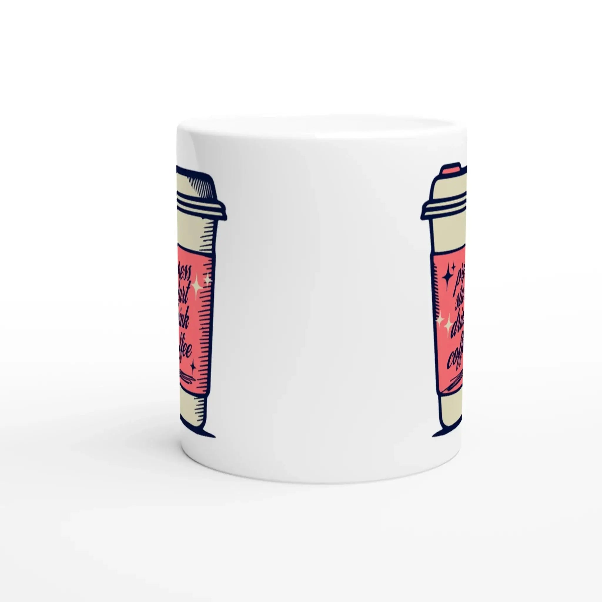 White 11oz Ceramic Mug - Mood In A Mug