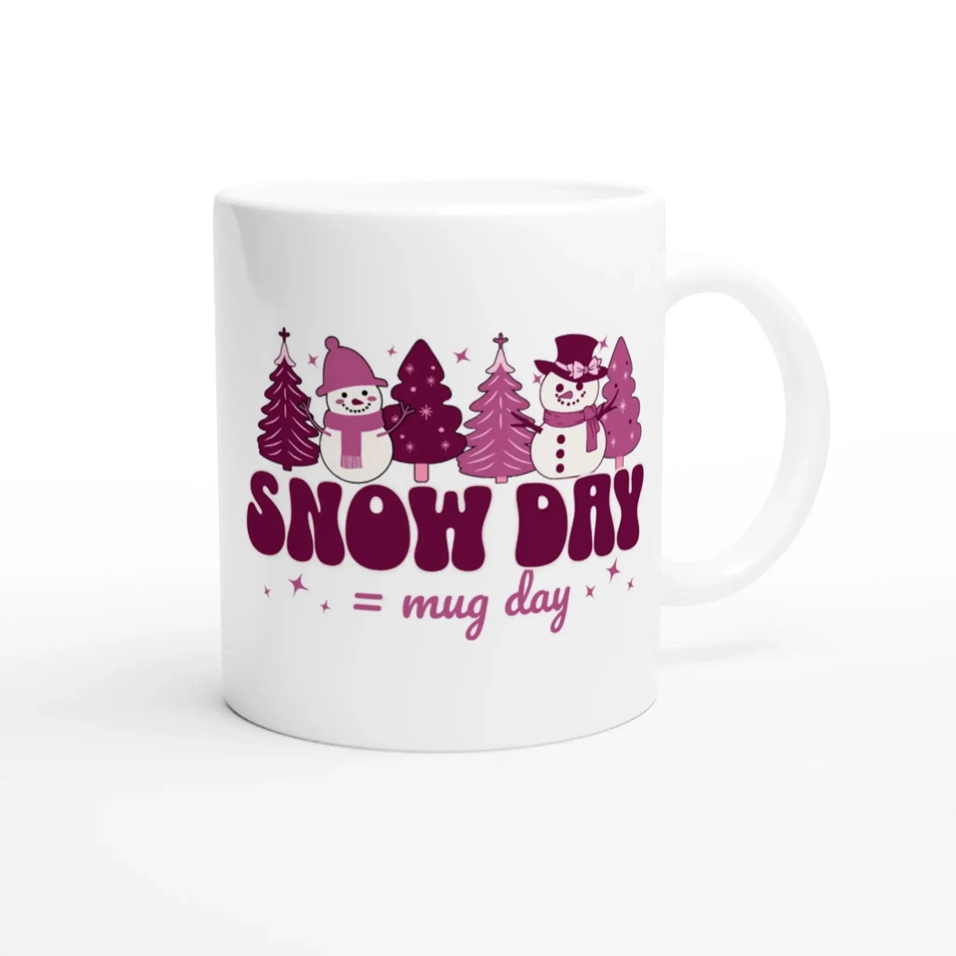 White 11oz Ceramic Mug - Mood In A Mug