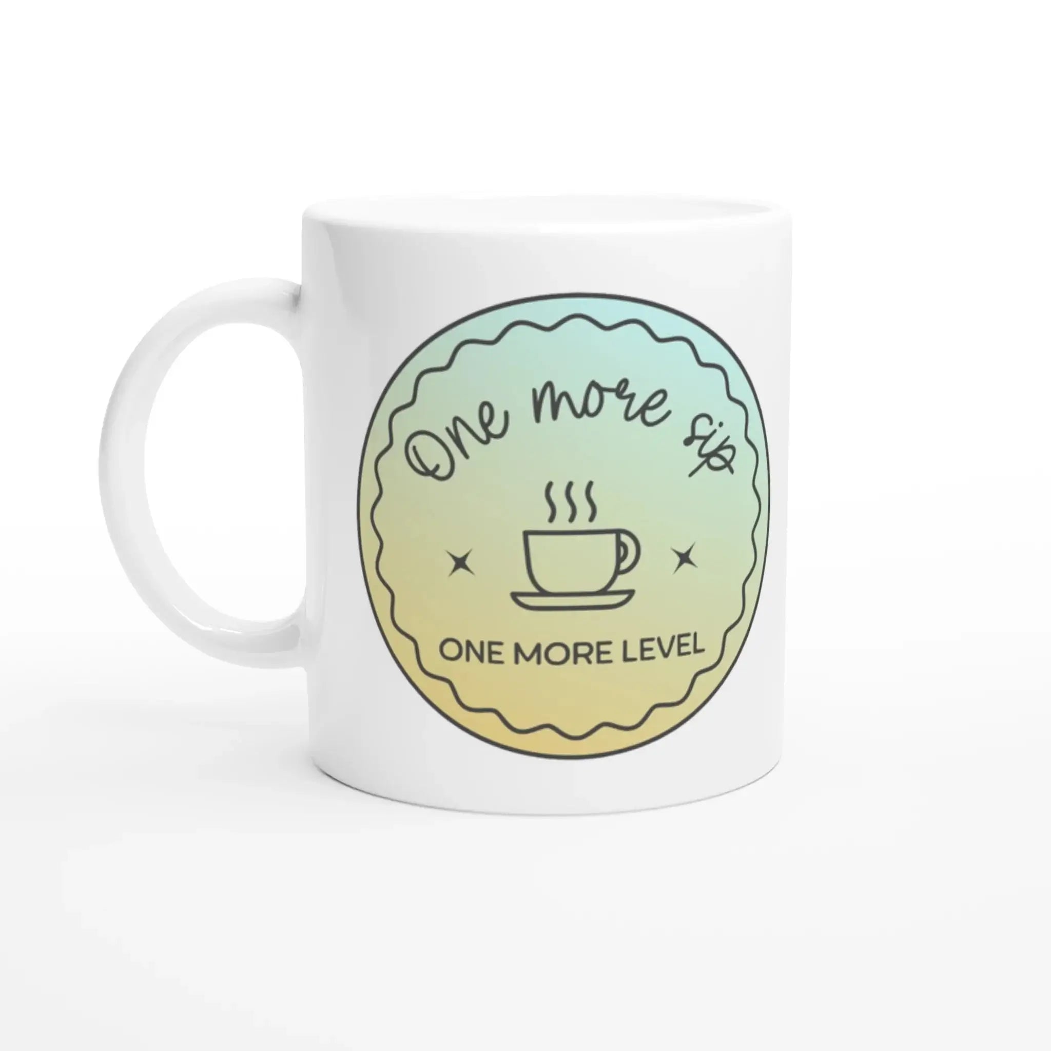 White 11oz Ceramic Mug - Mood In A Mug