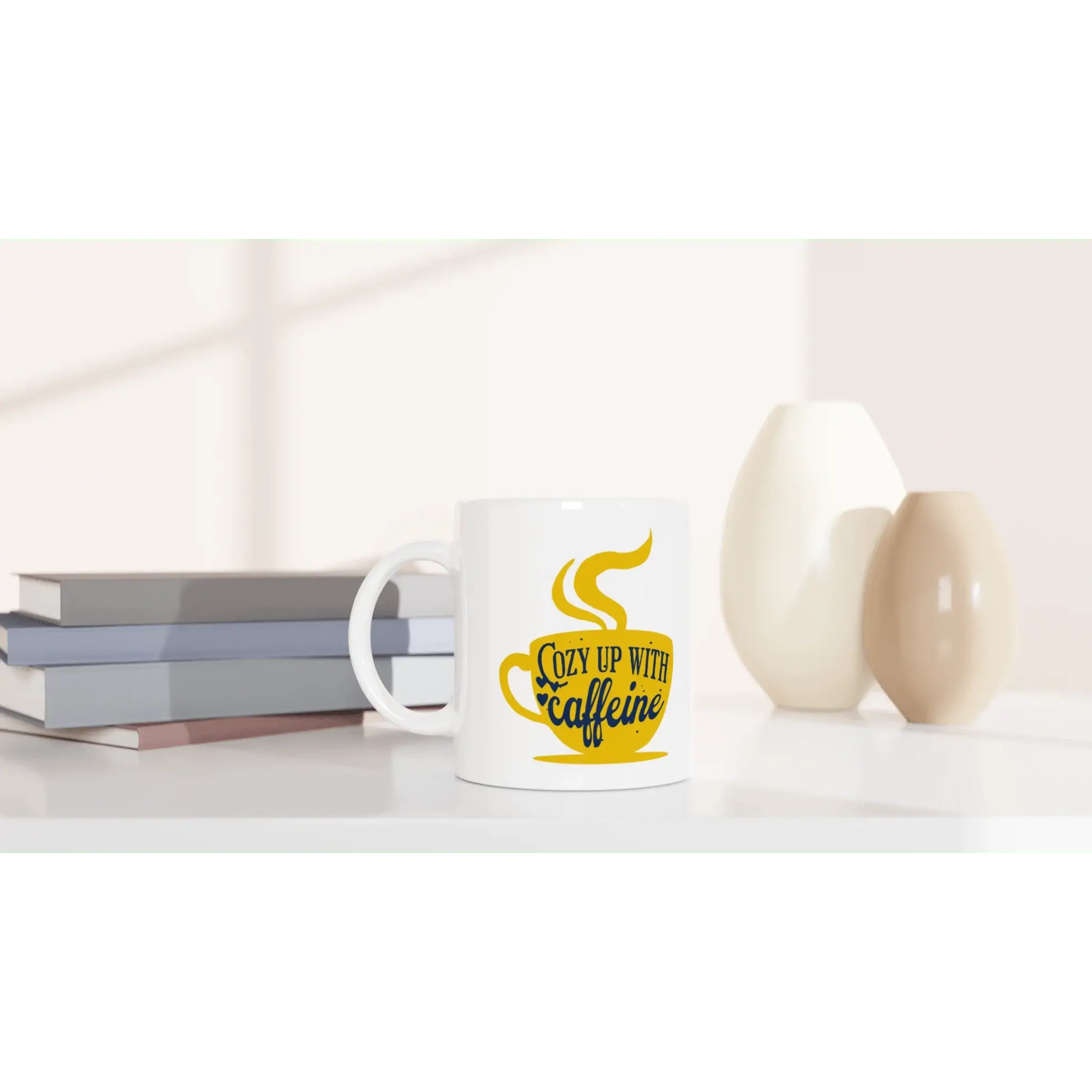 White 11oz Ceramic Mug - Mood In A Mug