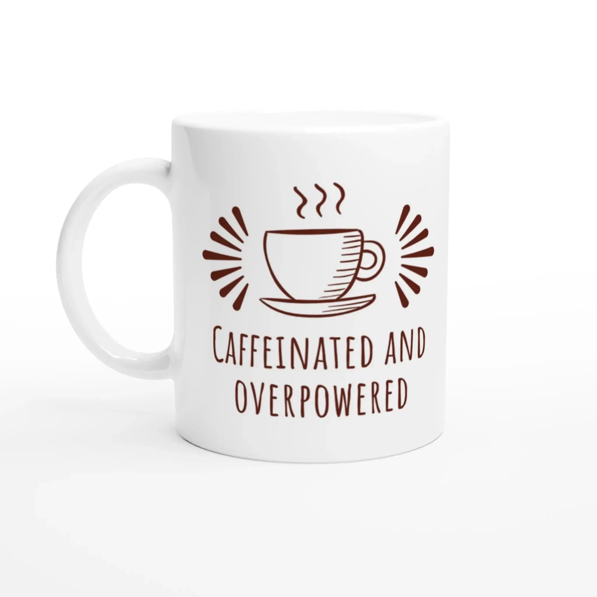 White 11oz Ceramic Mug - Mood In A Mug