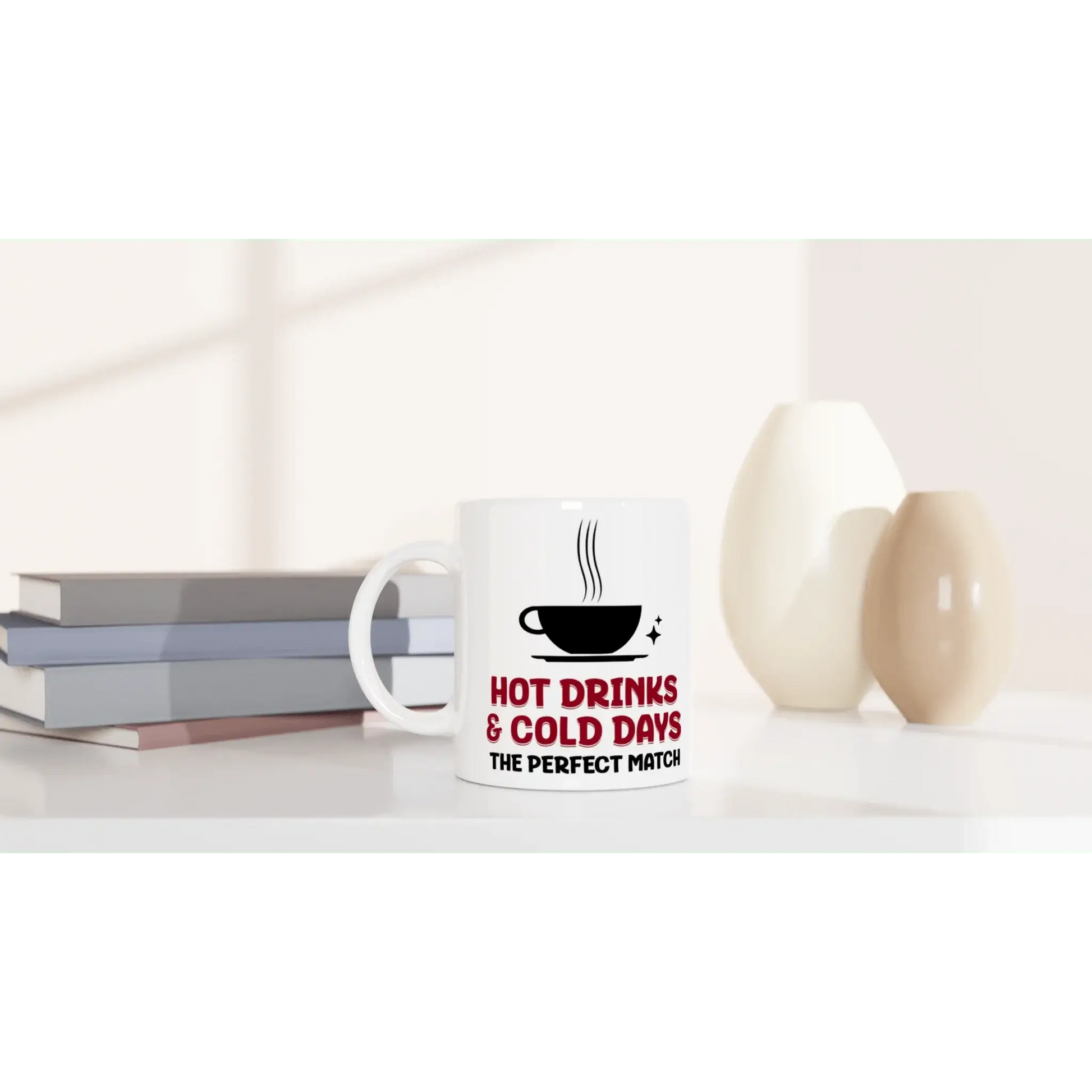 White 11oz Ceramic Mug - Mood In A Mug
