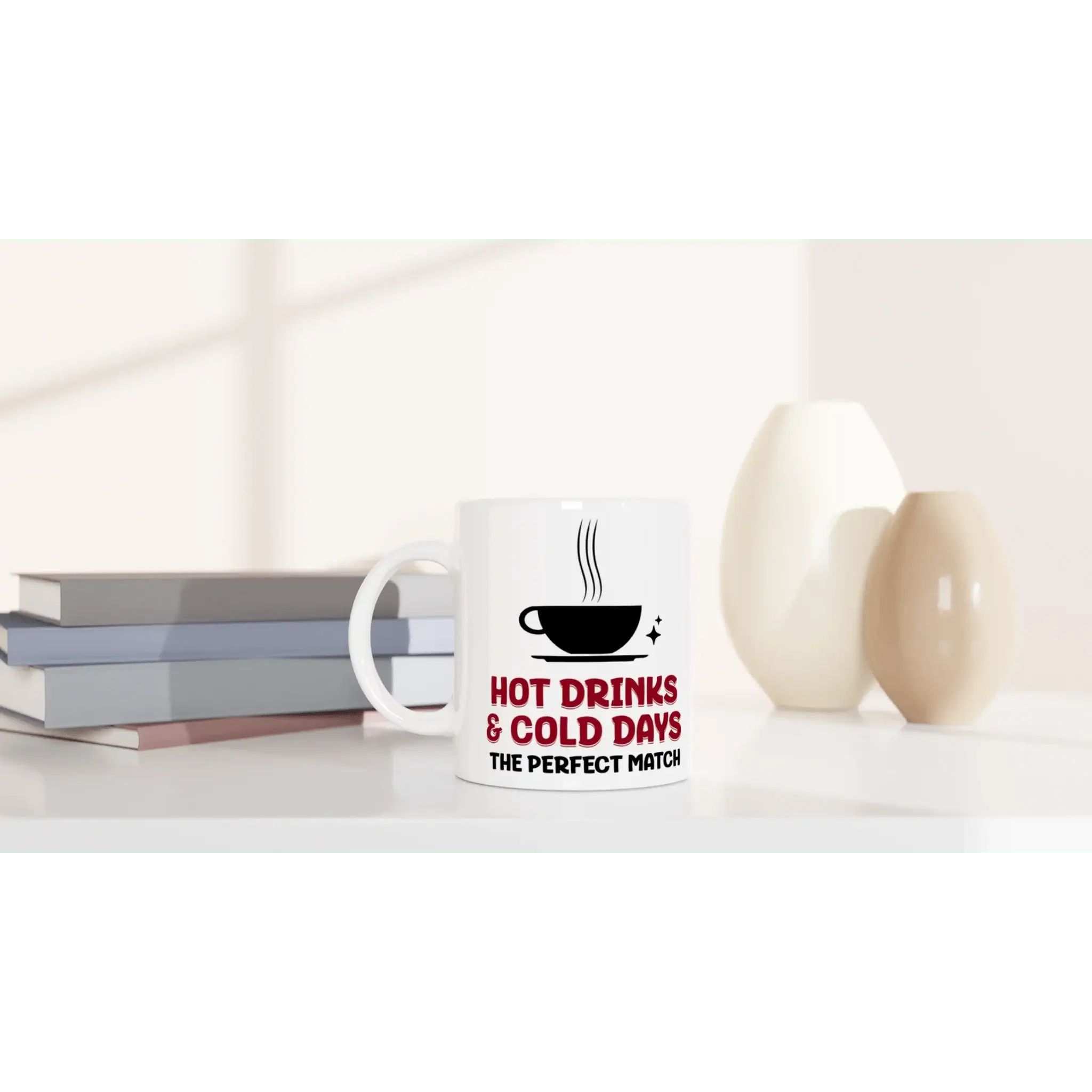 White 11oz Ceramic Mug - Mood In A Mug