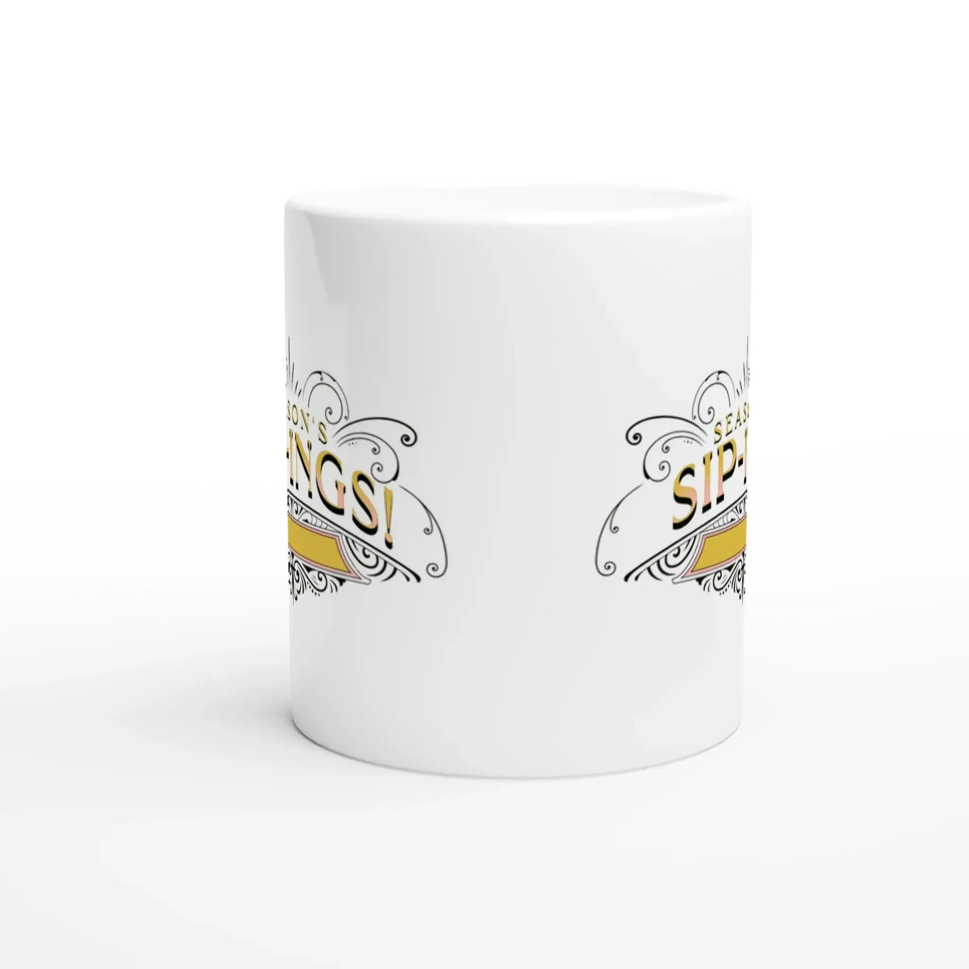 White 11oz Ceramic Mug - Mood In A Mug