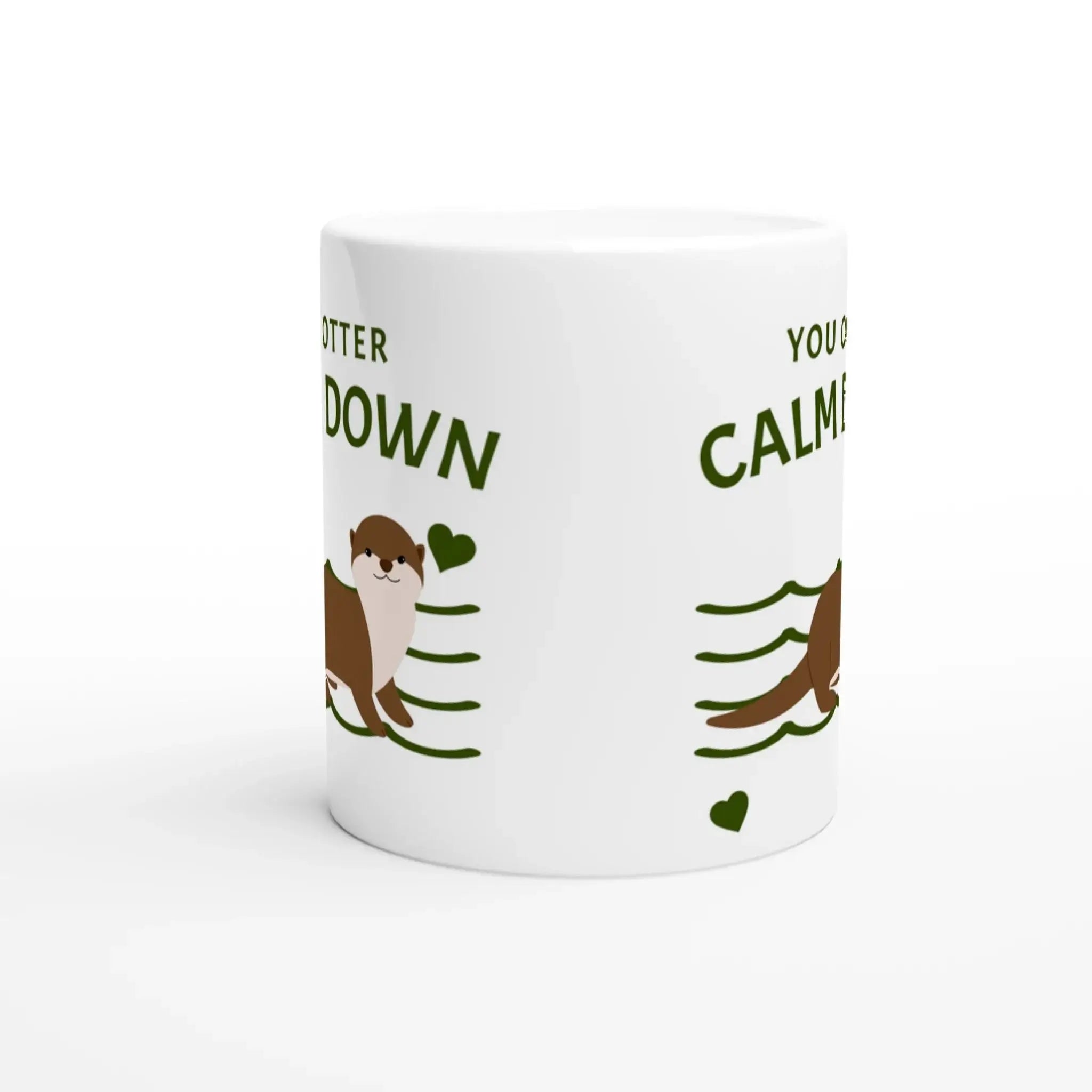 White 11oz Ceramic Mug - Mood In A Mug
