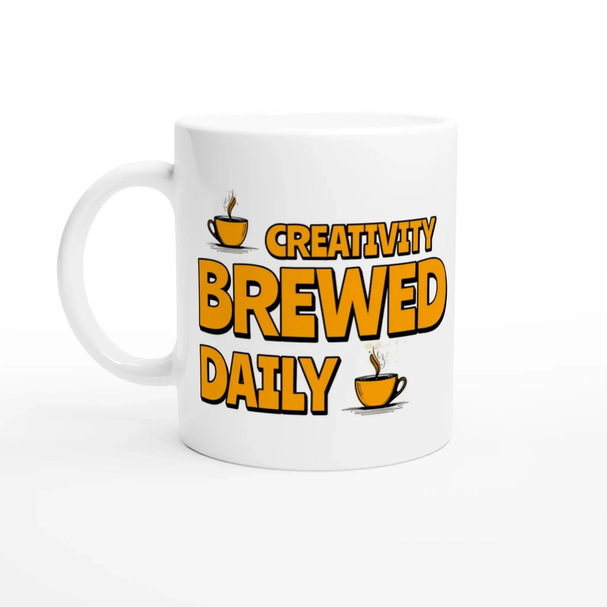 White 11oz Ceramic Mug - Mood In A Mug