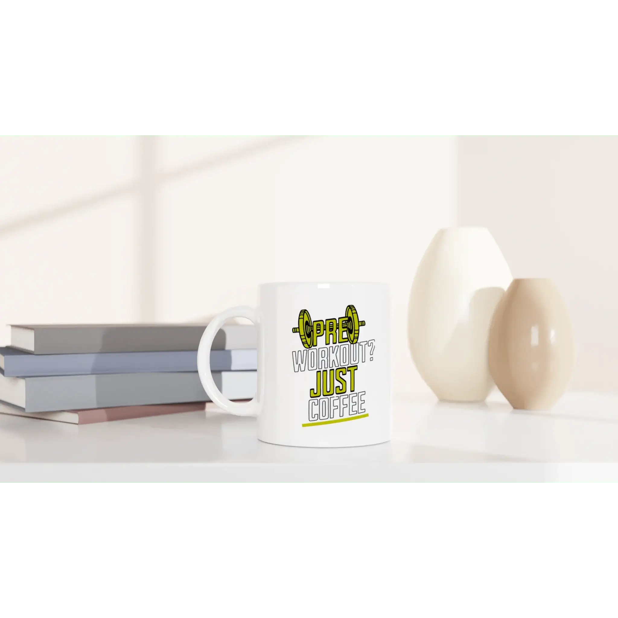 White 11oz Ceramic Mug - Mood In A Mug