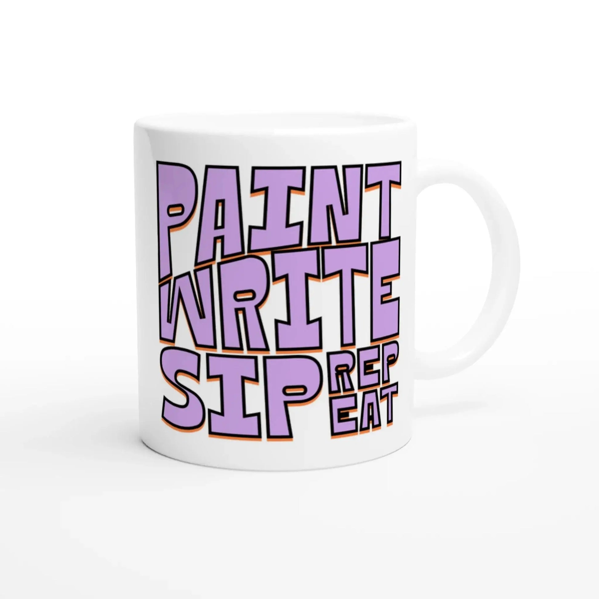 White 11oz Ceramic Mug - Mood In A Mug