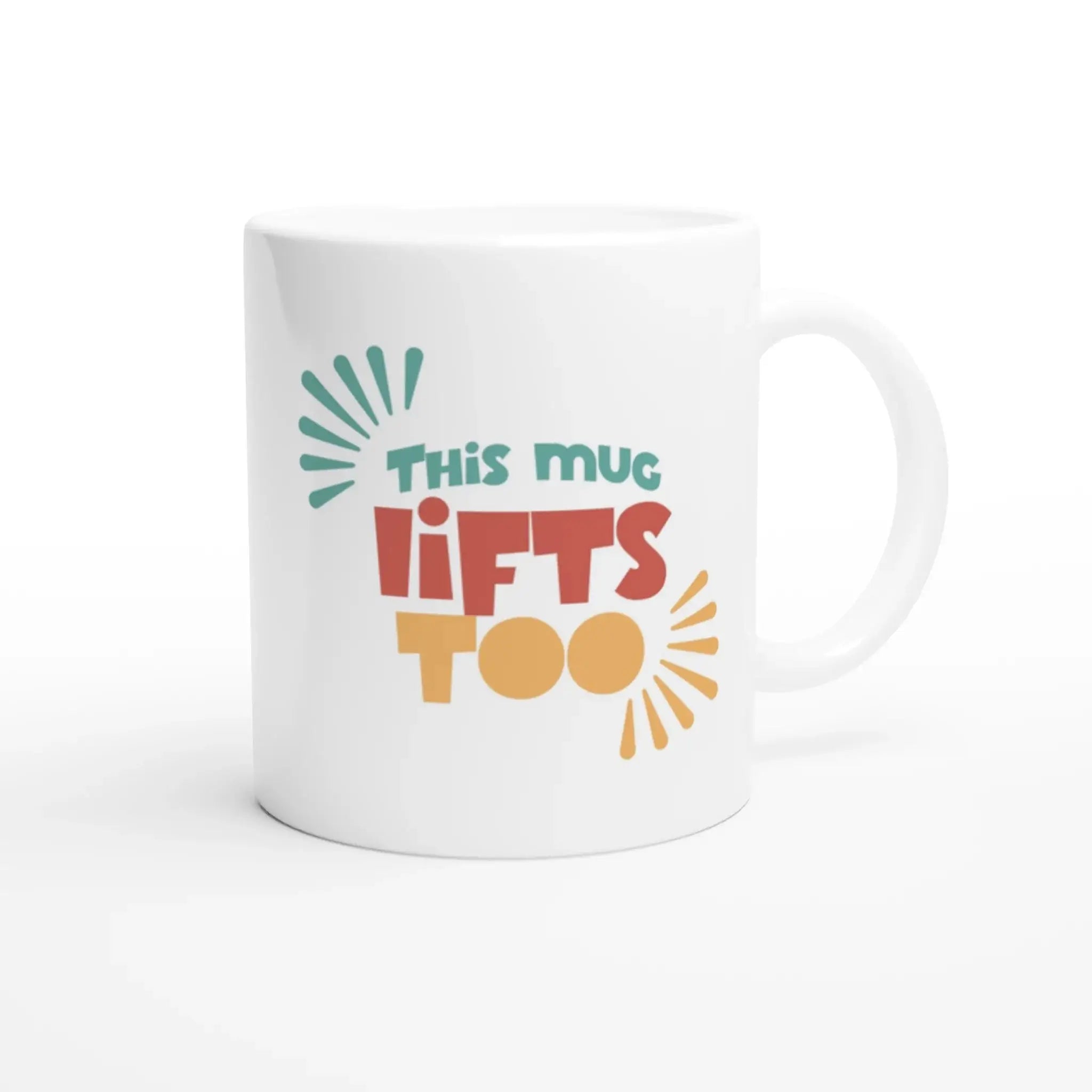 White 11oz Ceramic Mug - Mood In A Mug