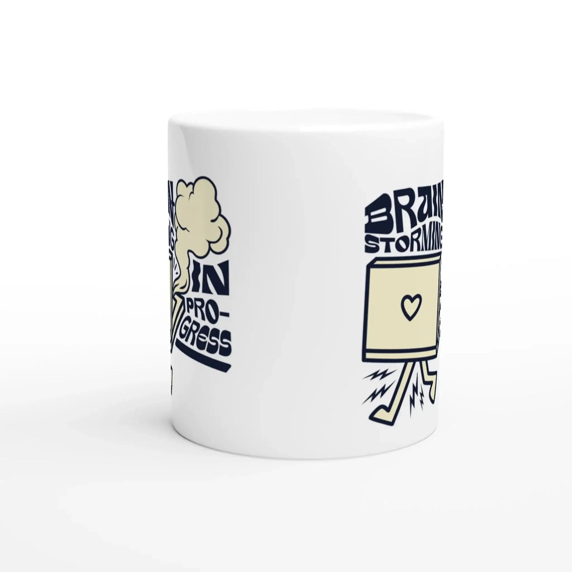 White 11oz Ceramic Mug - Mood In A Mug