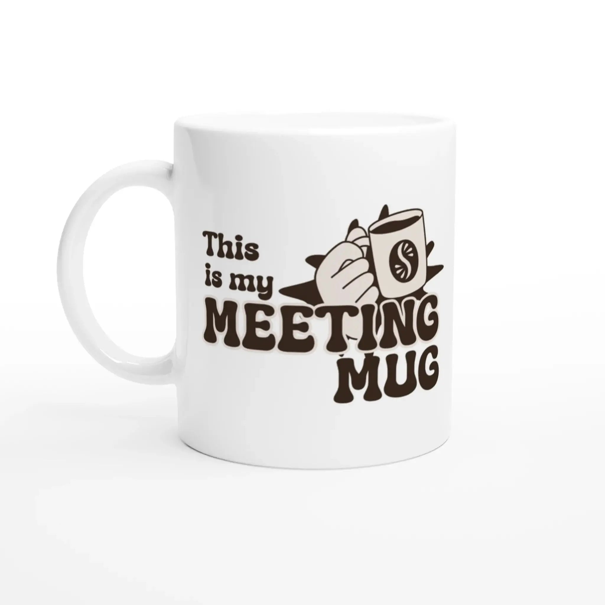 White 11oz Ceramic Mug - Mood In A Mug