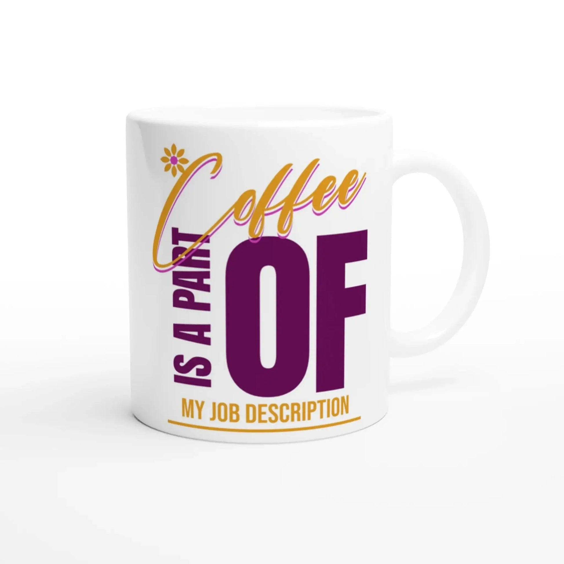 White 11oz Ceramic Mug - Mood In A Mug