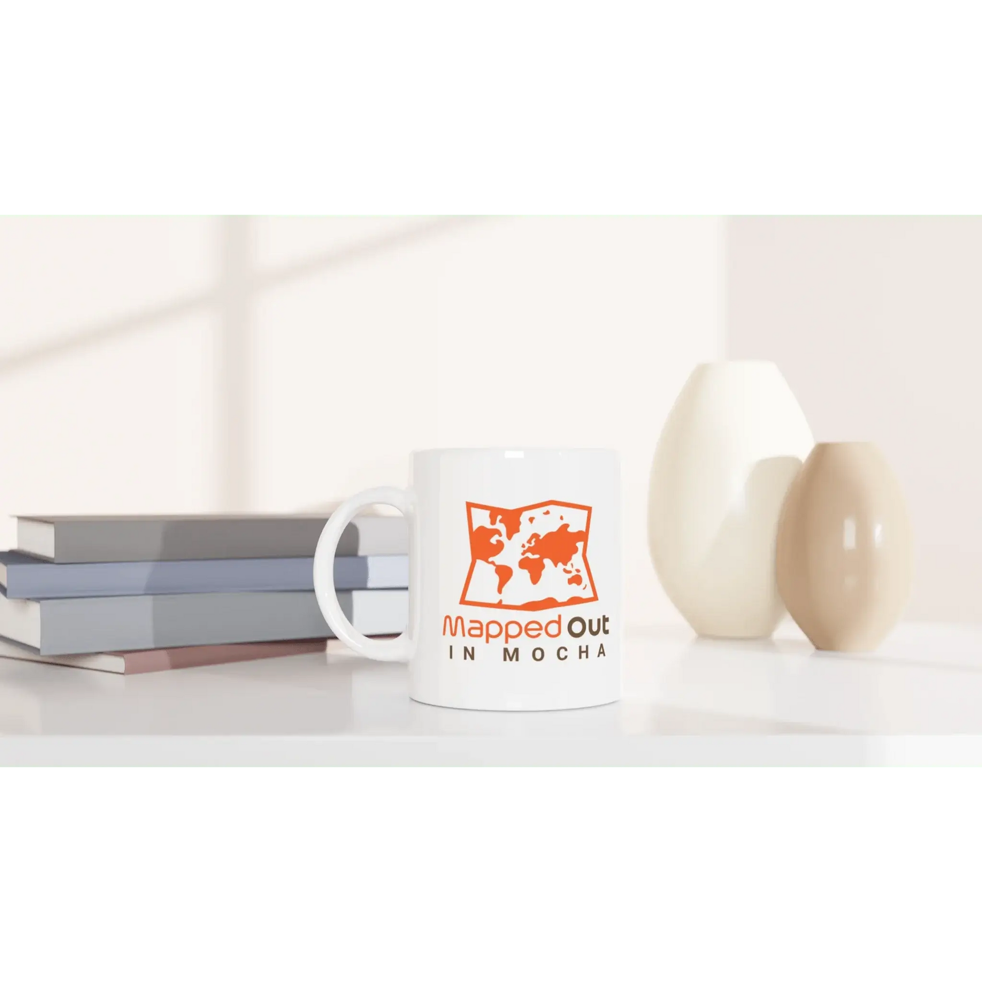 White 11oz Ceramic Mug - Mood In A Mug