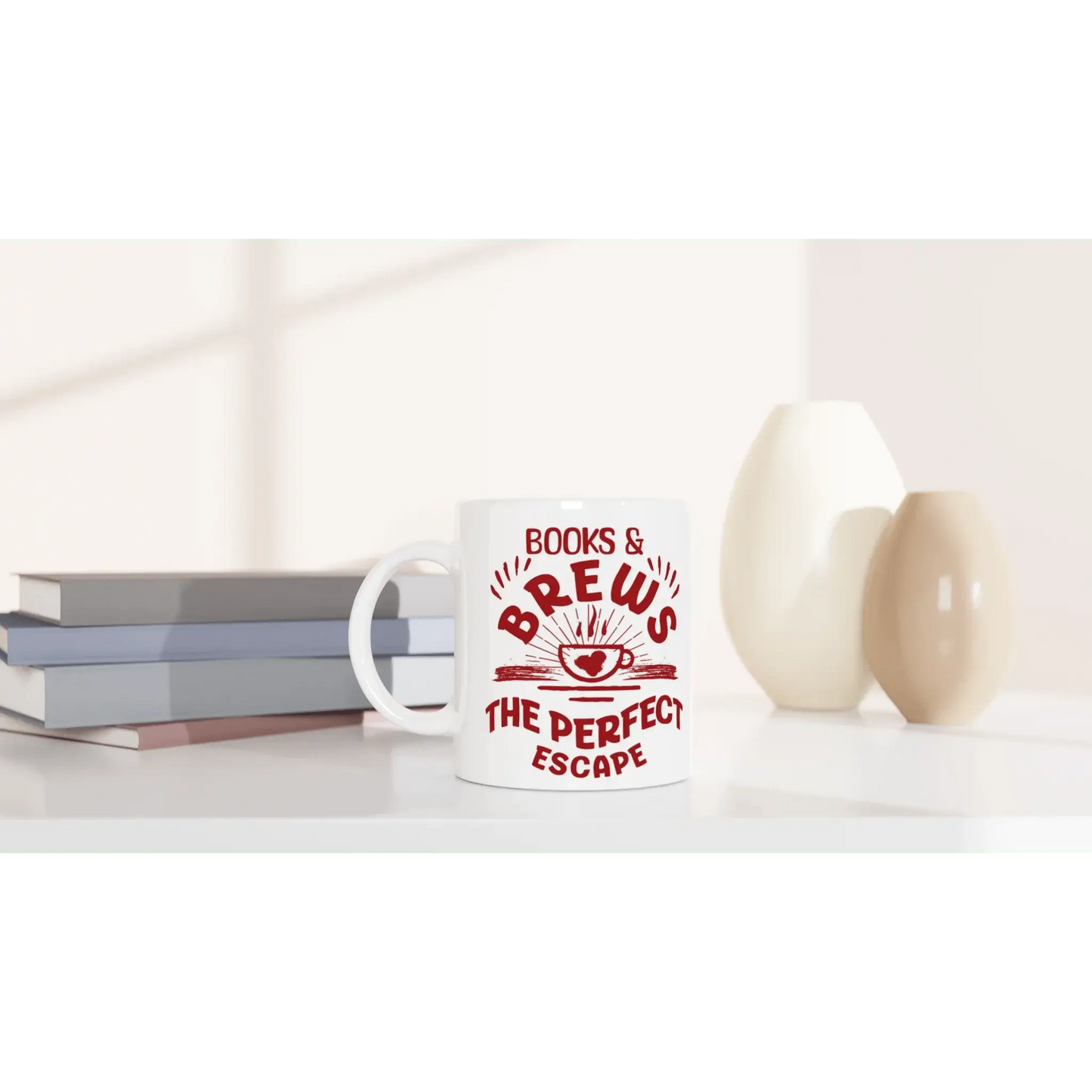 White 11oz Ceramic Mug - Mood In A Mug