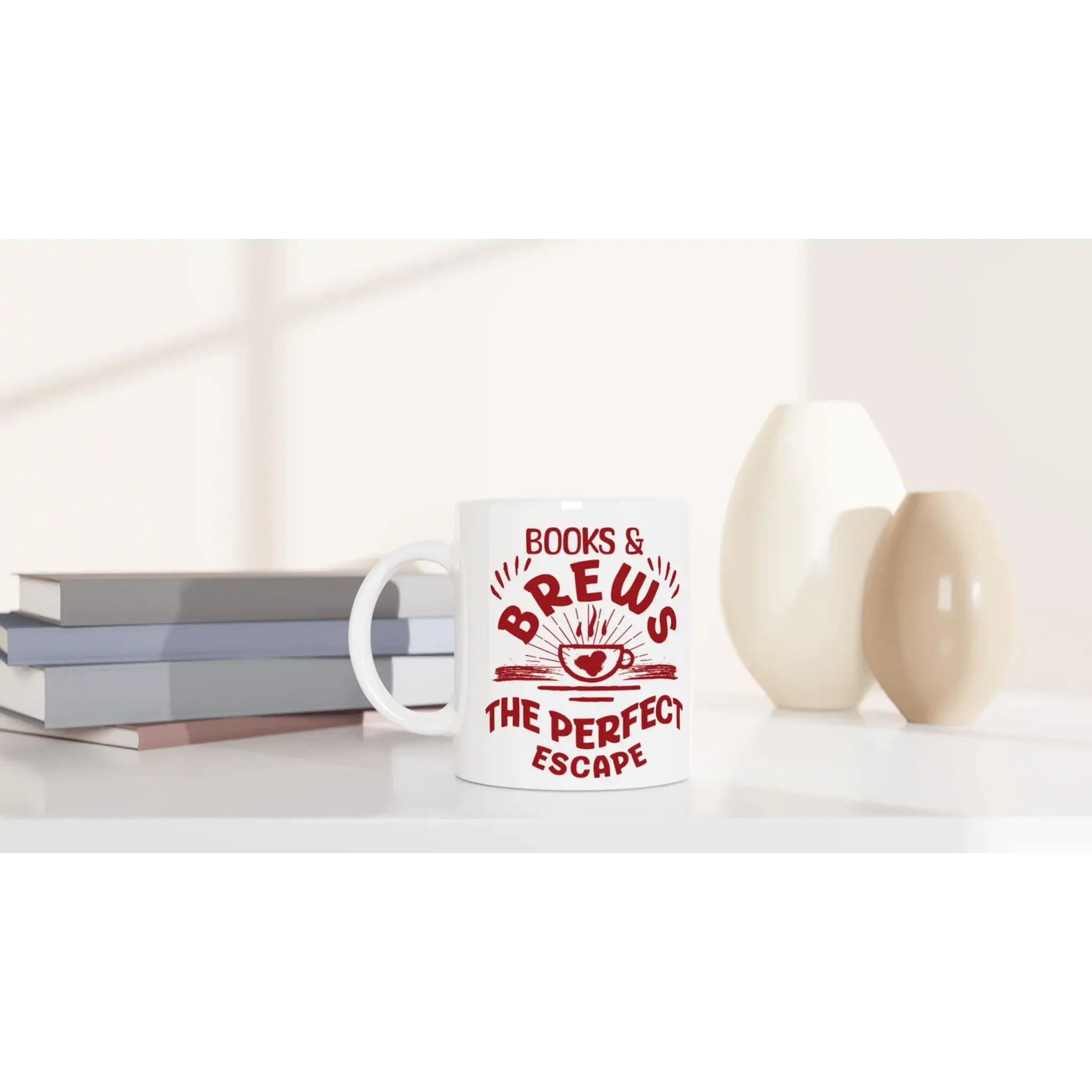 White 11oz Ceramic Mug - Mood In A Mug