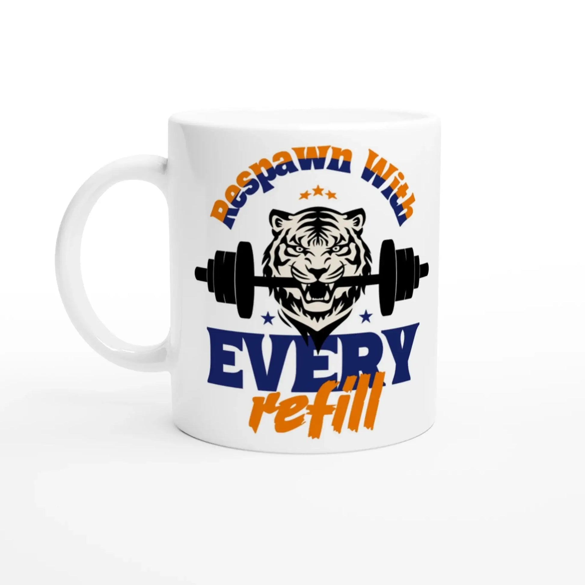 White 11oz Ceramic Mug - Mood In A Mug