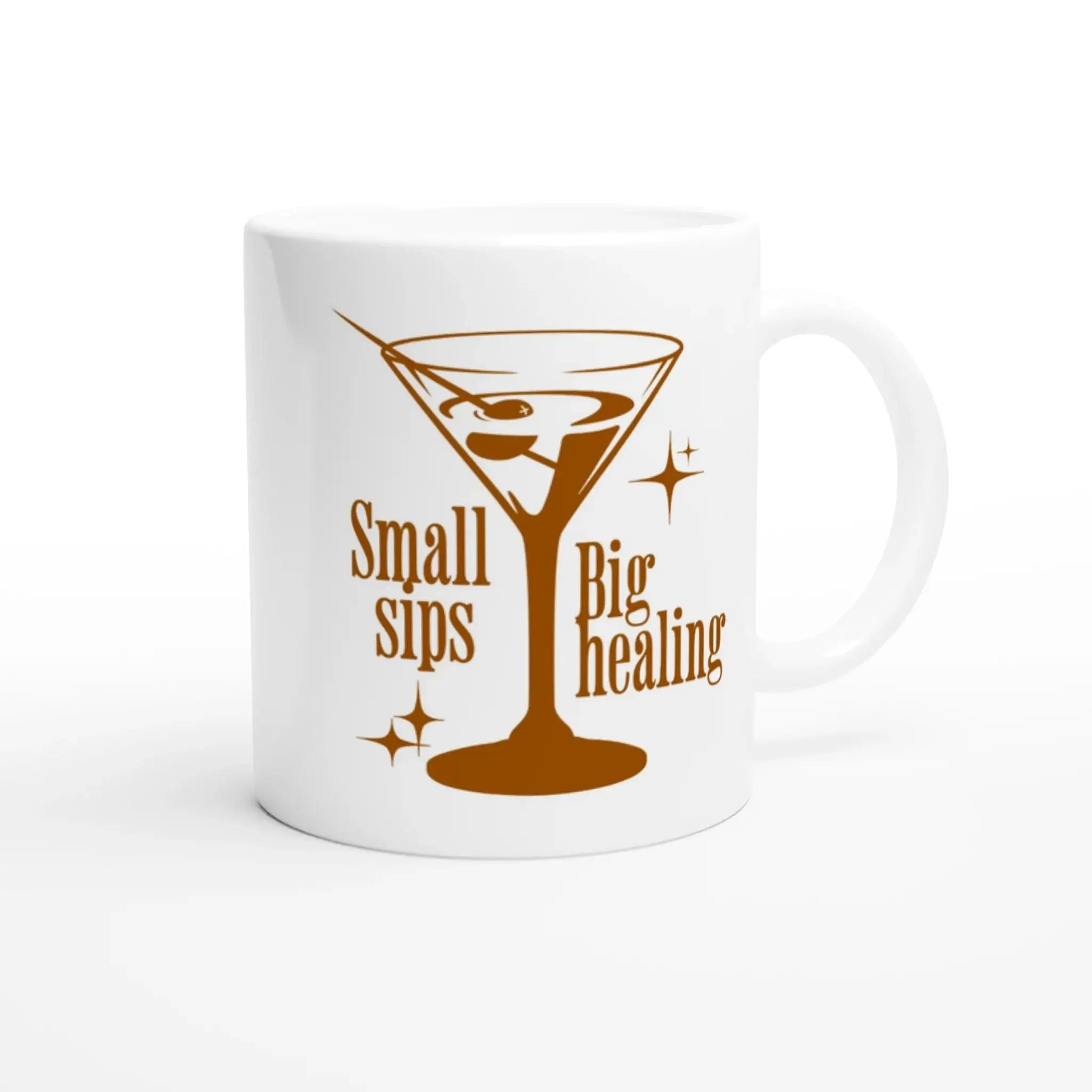 White 11oz Ceramic Mug - Mood In A Mug