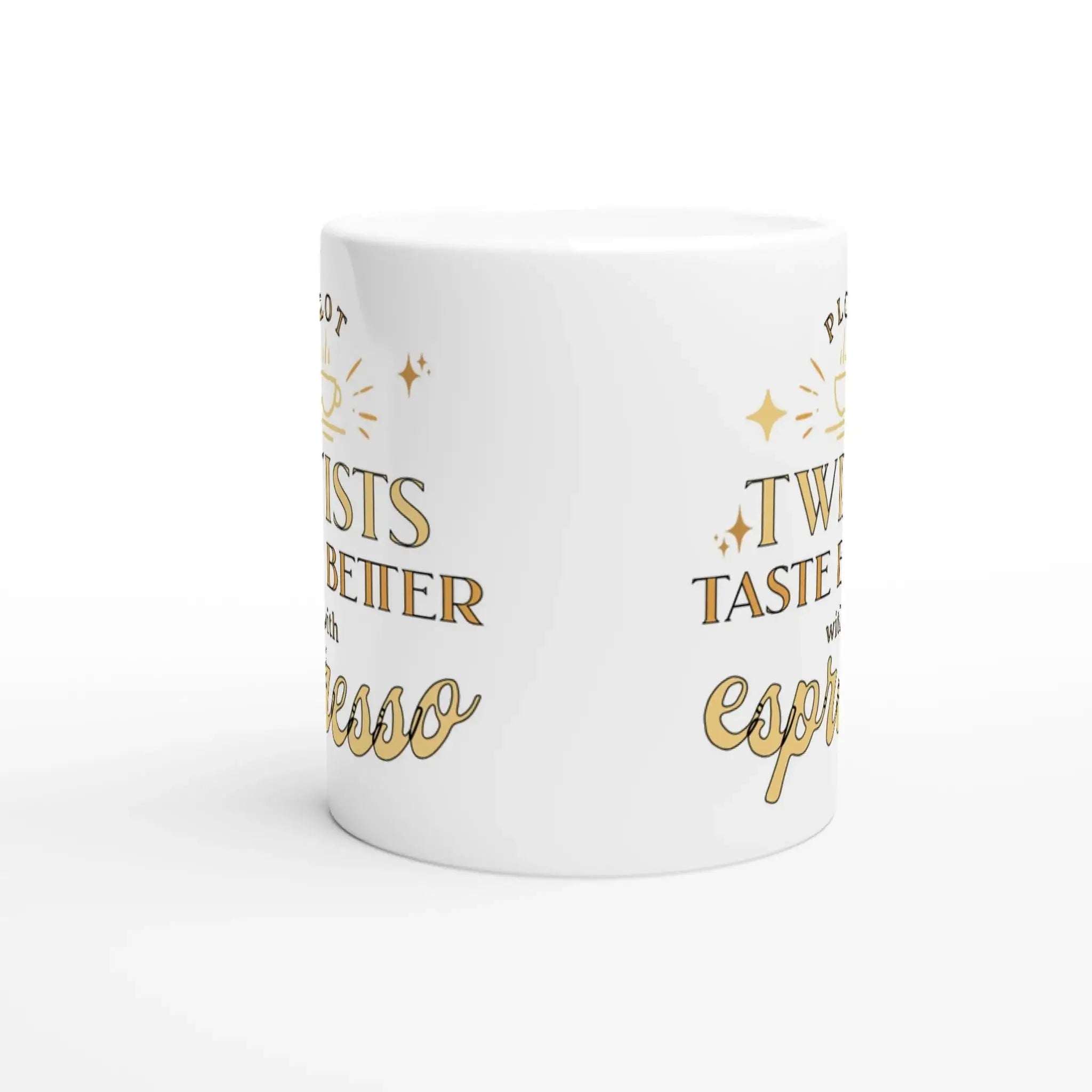White 11oz Ceramic Mug - Mood In A Mug