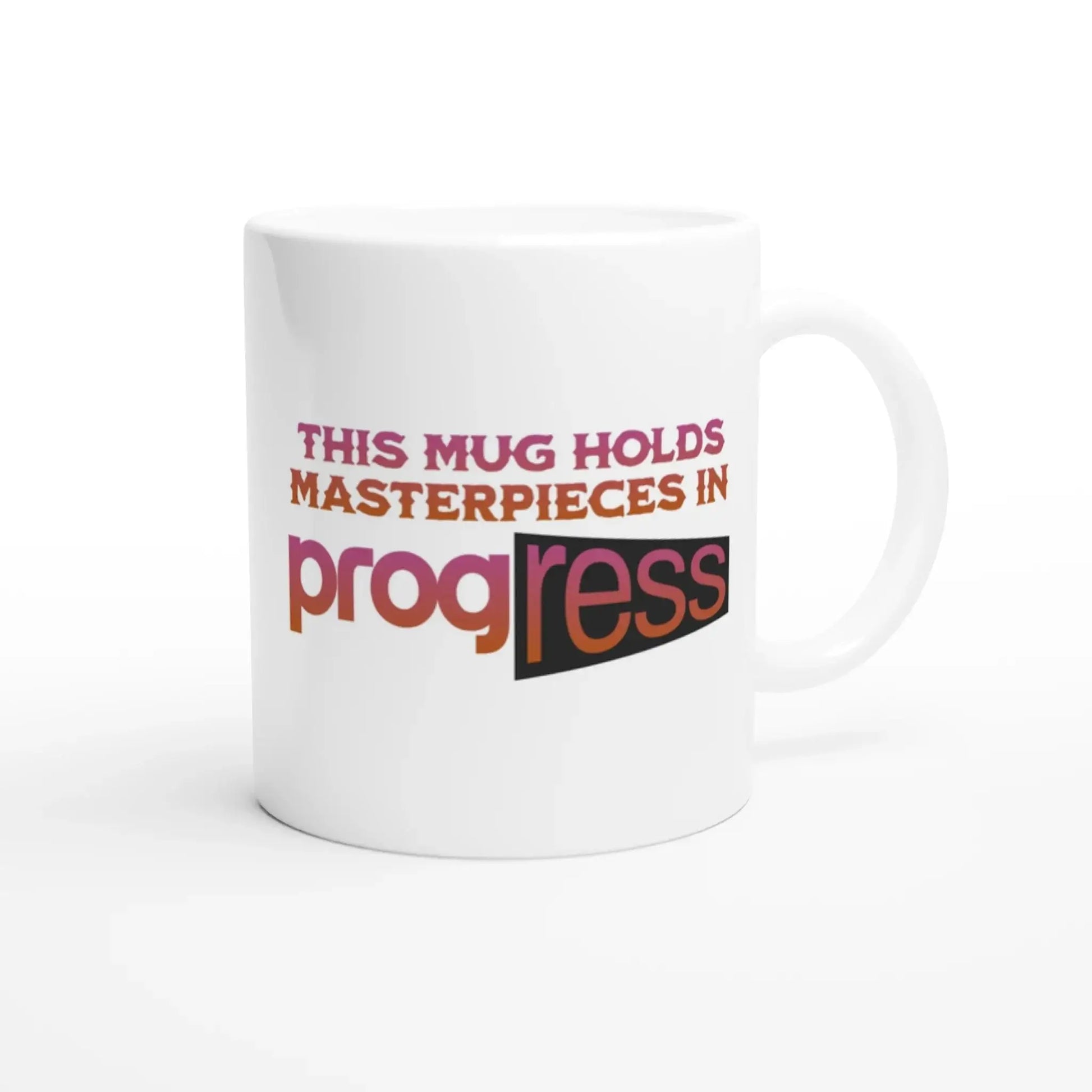 White 11oz Ceramic Mug - Mood In A Mug