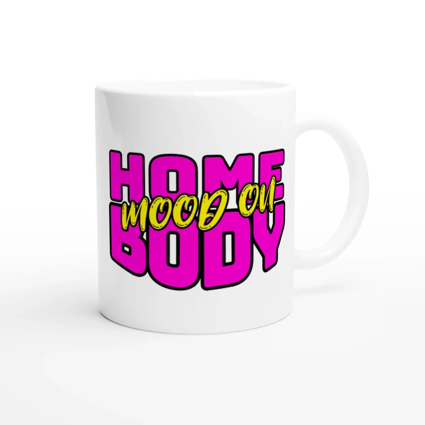 White 11oz Ceramic Mug - Mood In A Mug