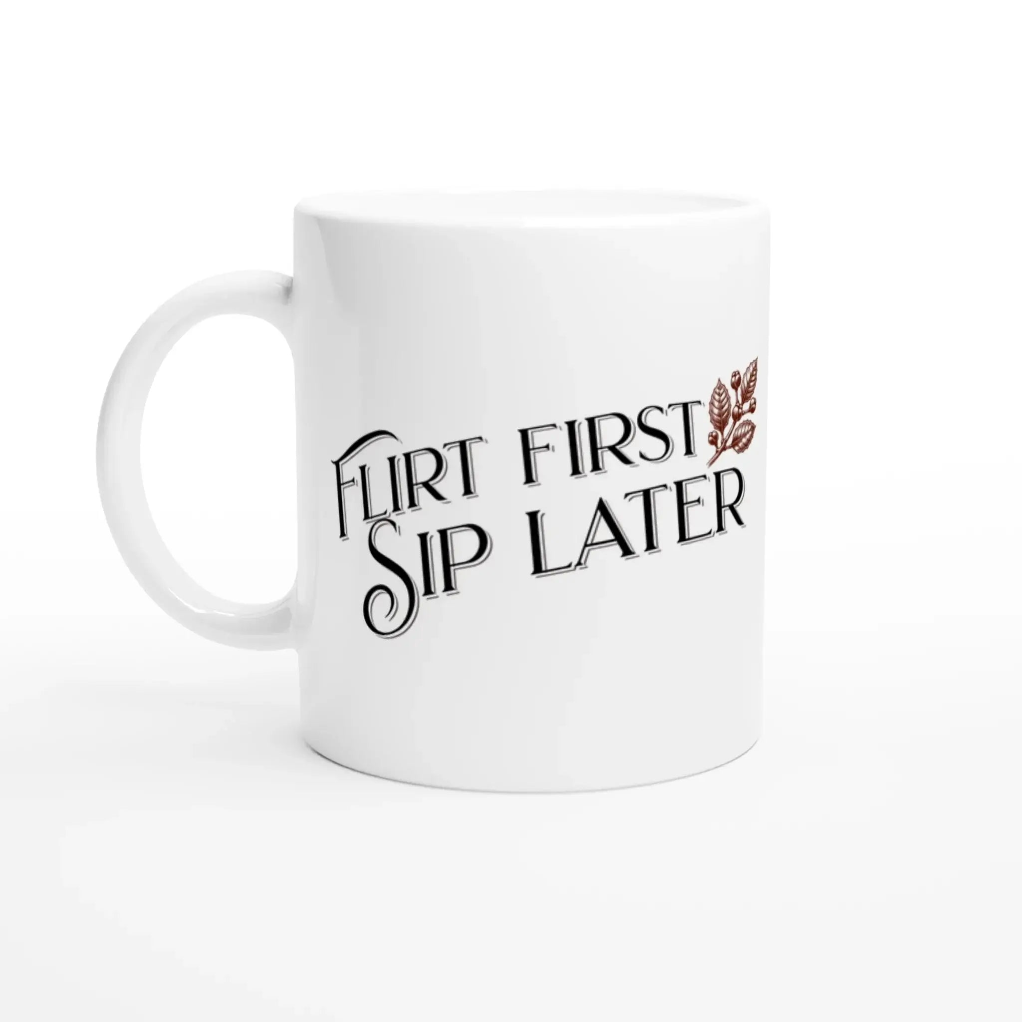 White 11oz Ceramic Mug - Mood In A Mug